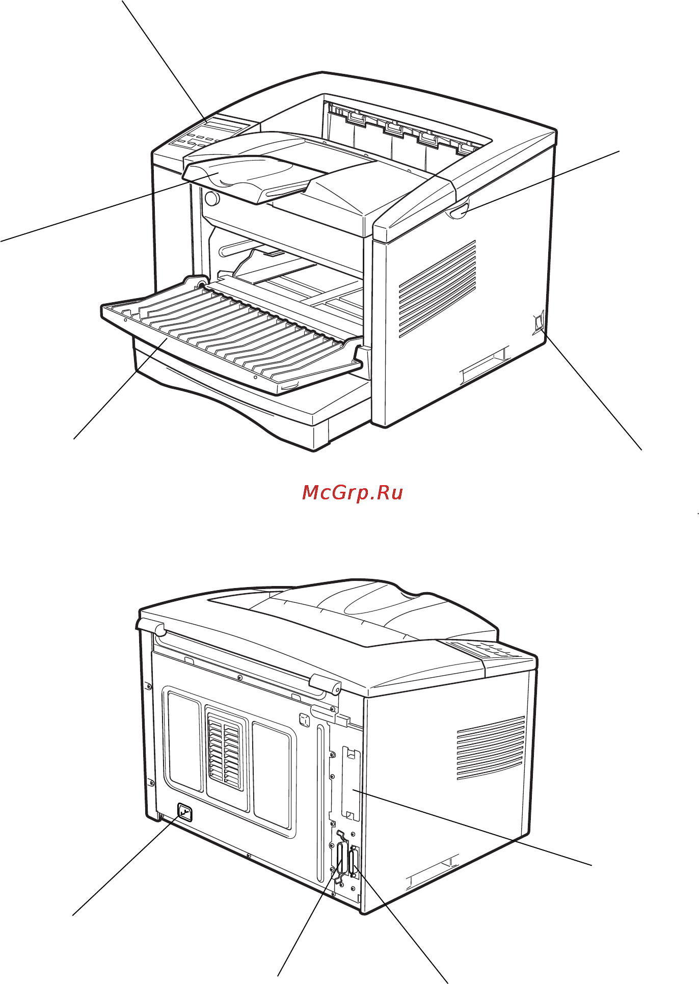 Epson EPL-N2010 [2/236] Части принтера