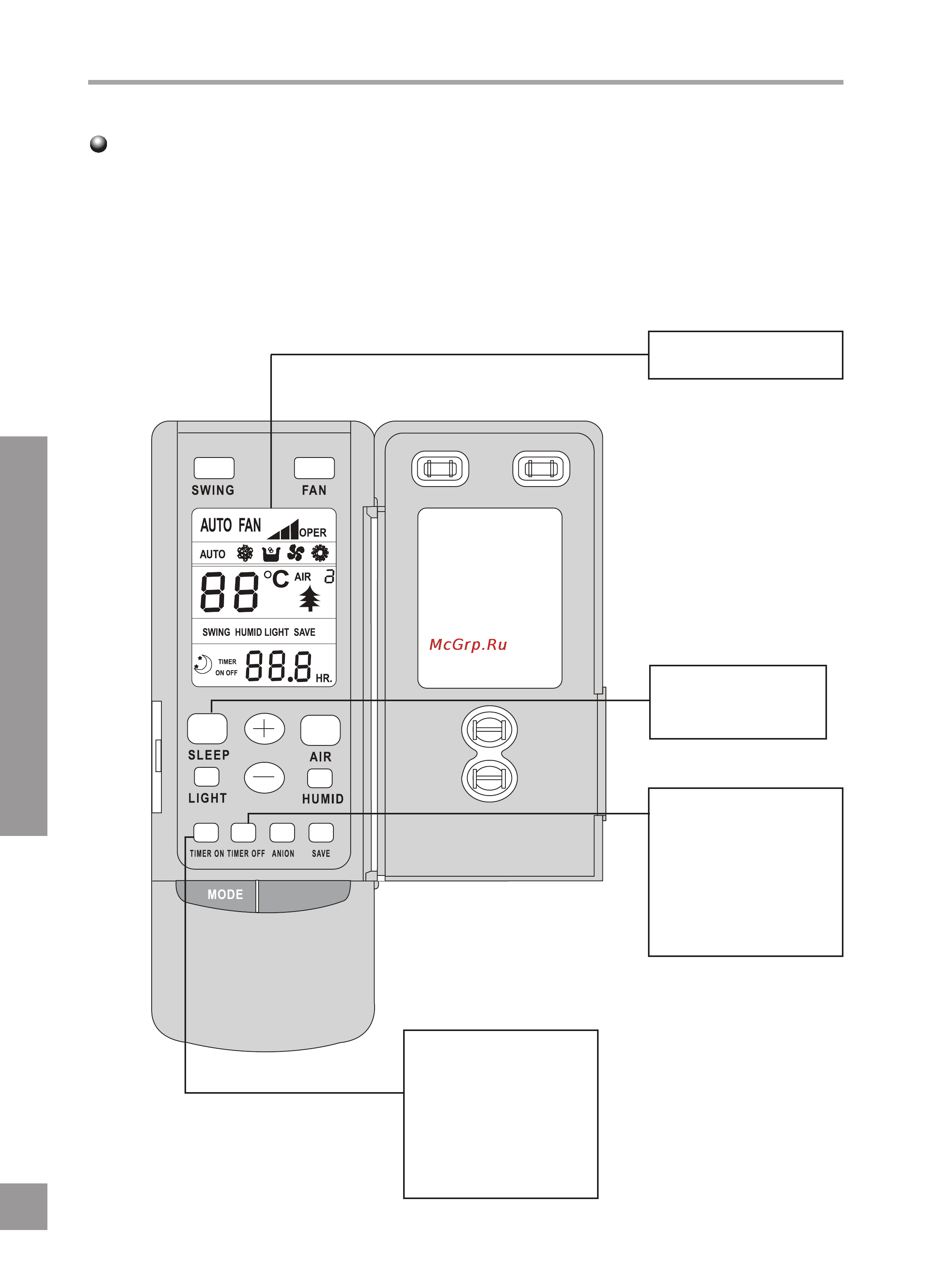 Alpicair ACMI-50HPDC1 [3/10] Remote control operation procedure пульт дистанционного управления