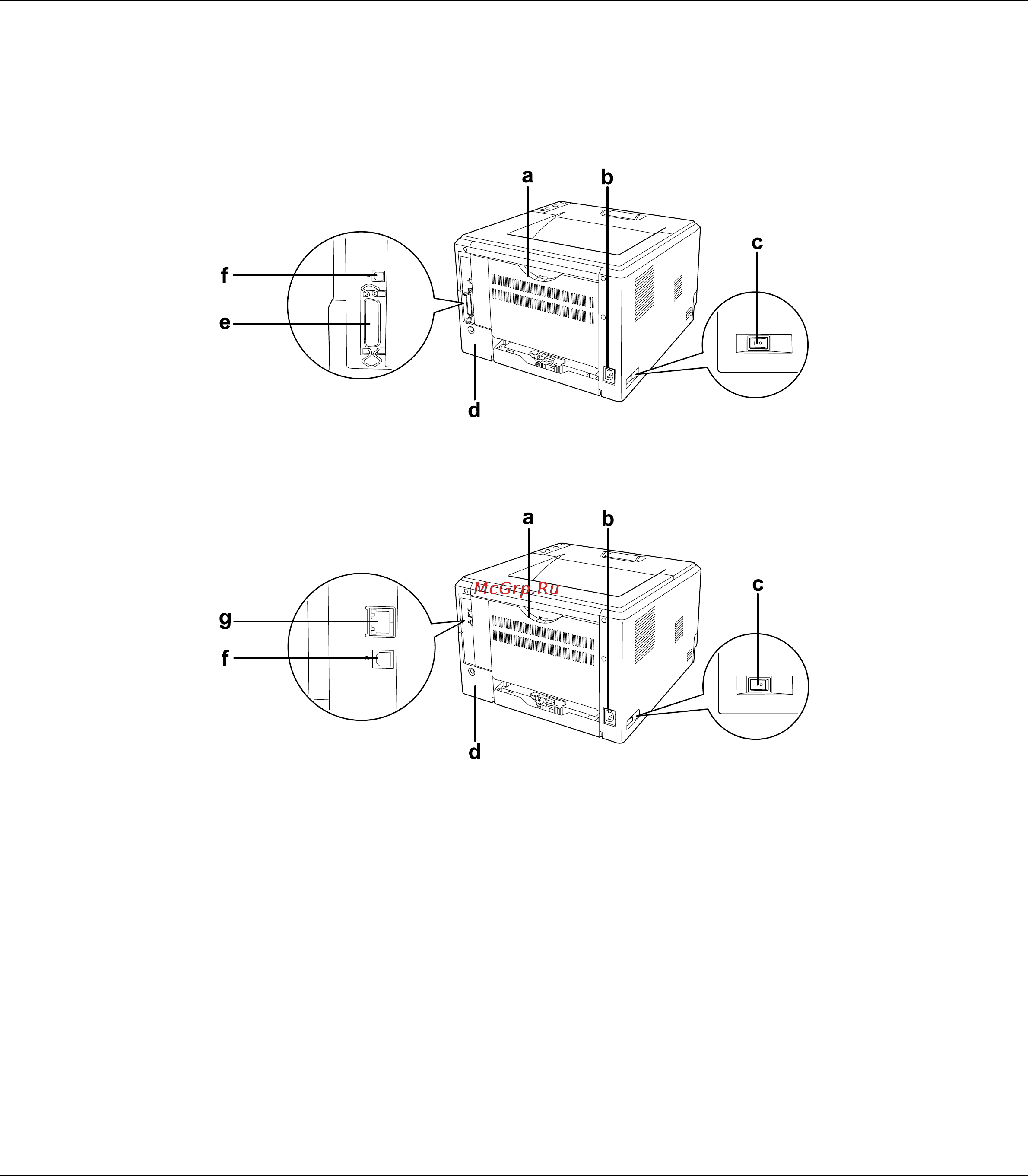 Epson AcuLaser M2000 [21/172] Вид сзади