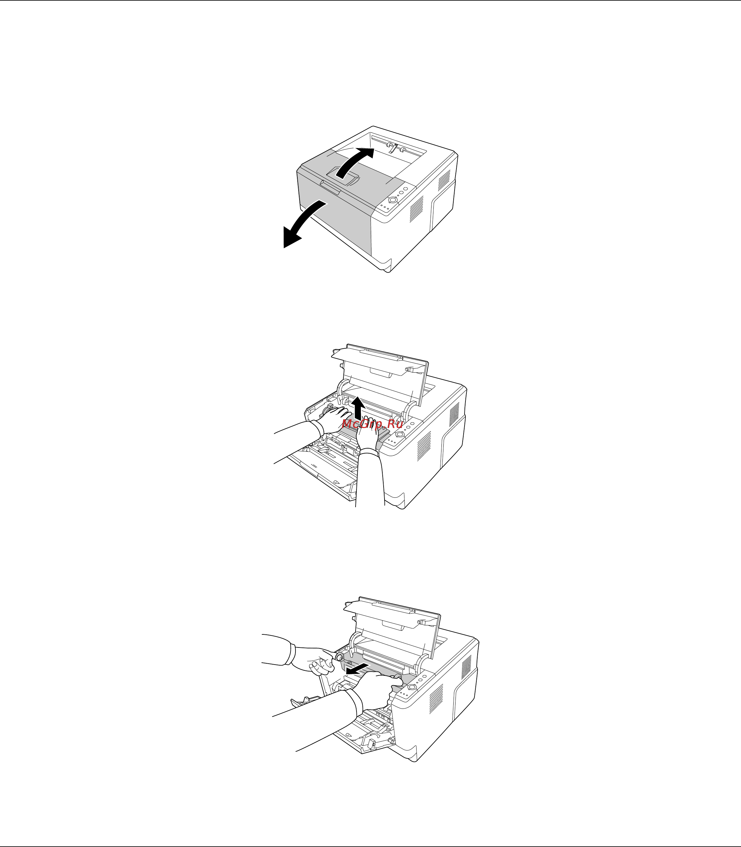 Epson AcuLaser M2000 [72/172] Очистка внутренних деталей принтера