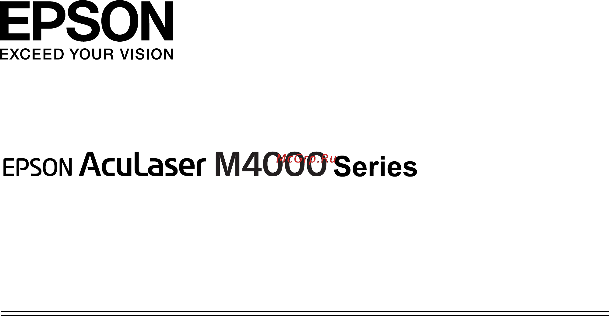 Epson AcuLaser M4000 Инструкция по эксплуатации онлайн