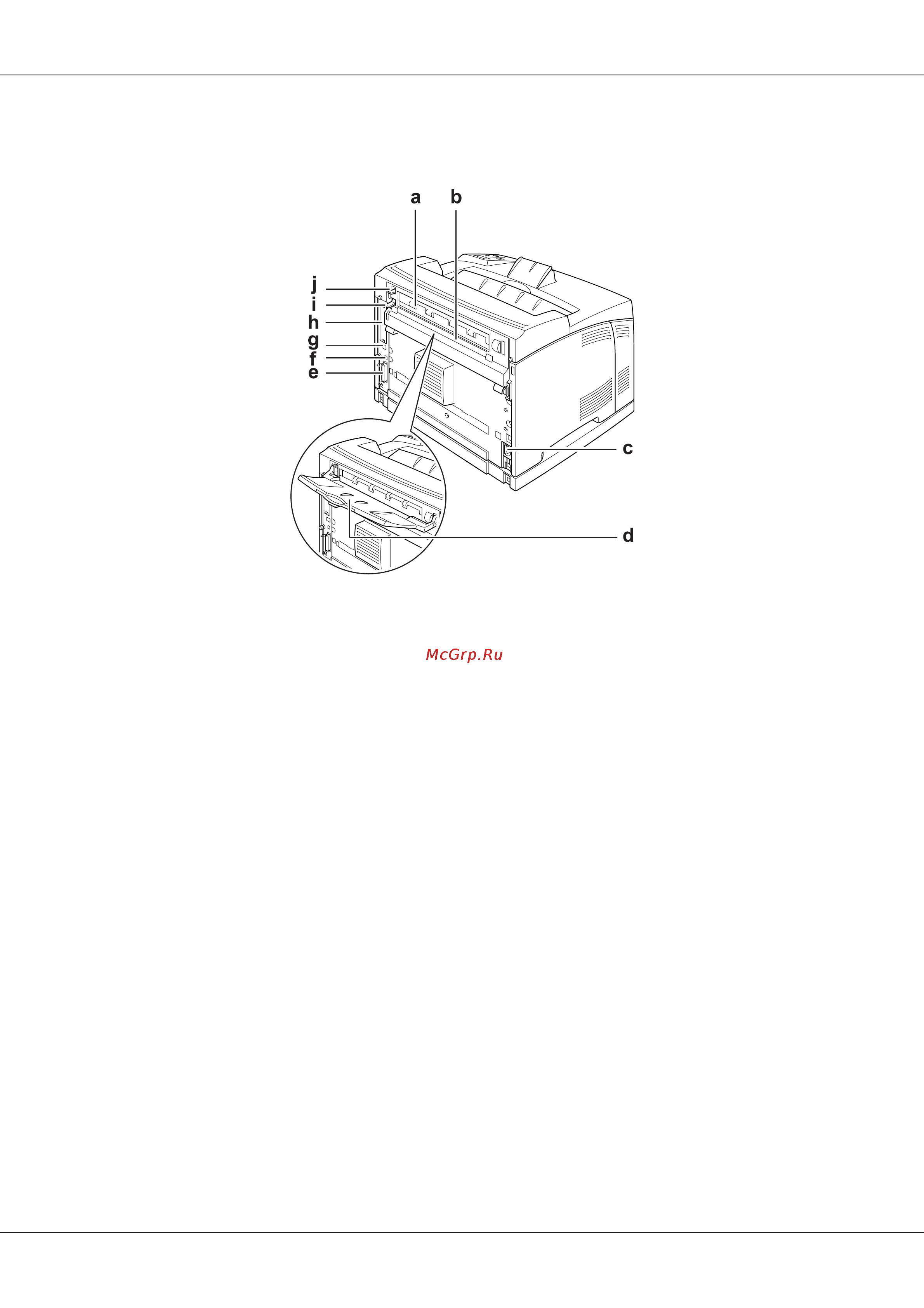 Epson AcuLaser M4000 [22/220] Вид сзади