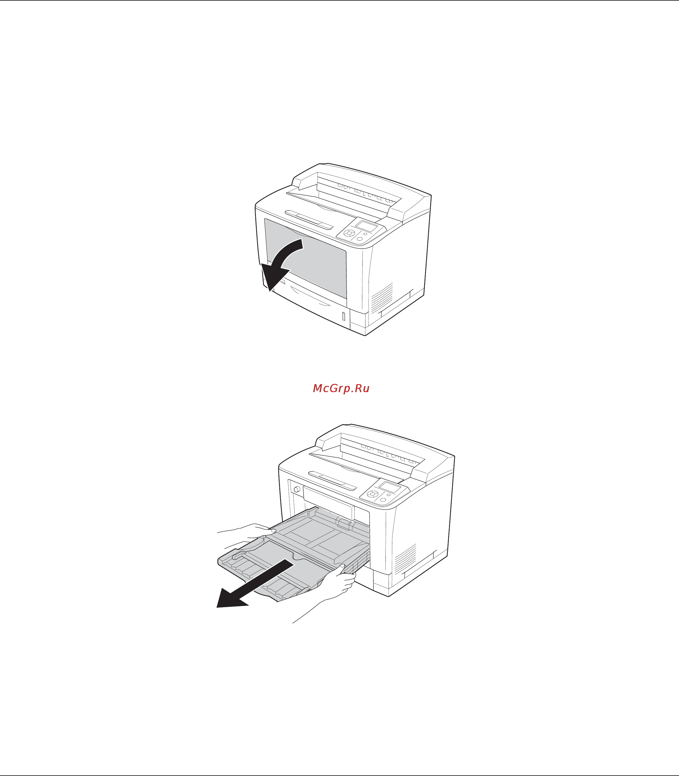 Epson AcuLaser M8000 [156/256] Очистка ролика загрузки бумаги