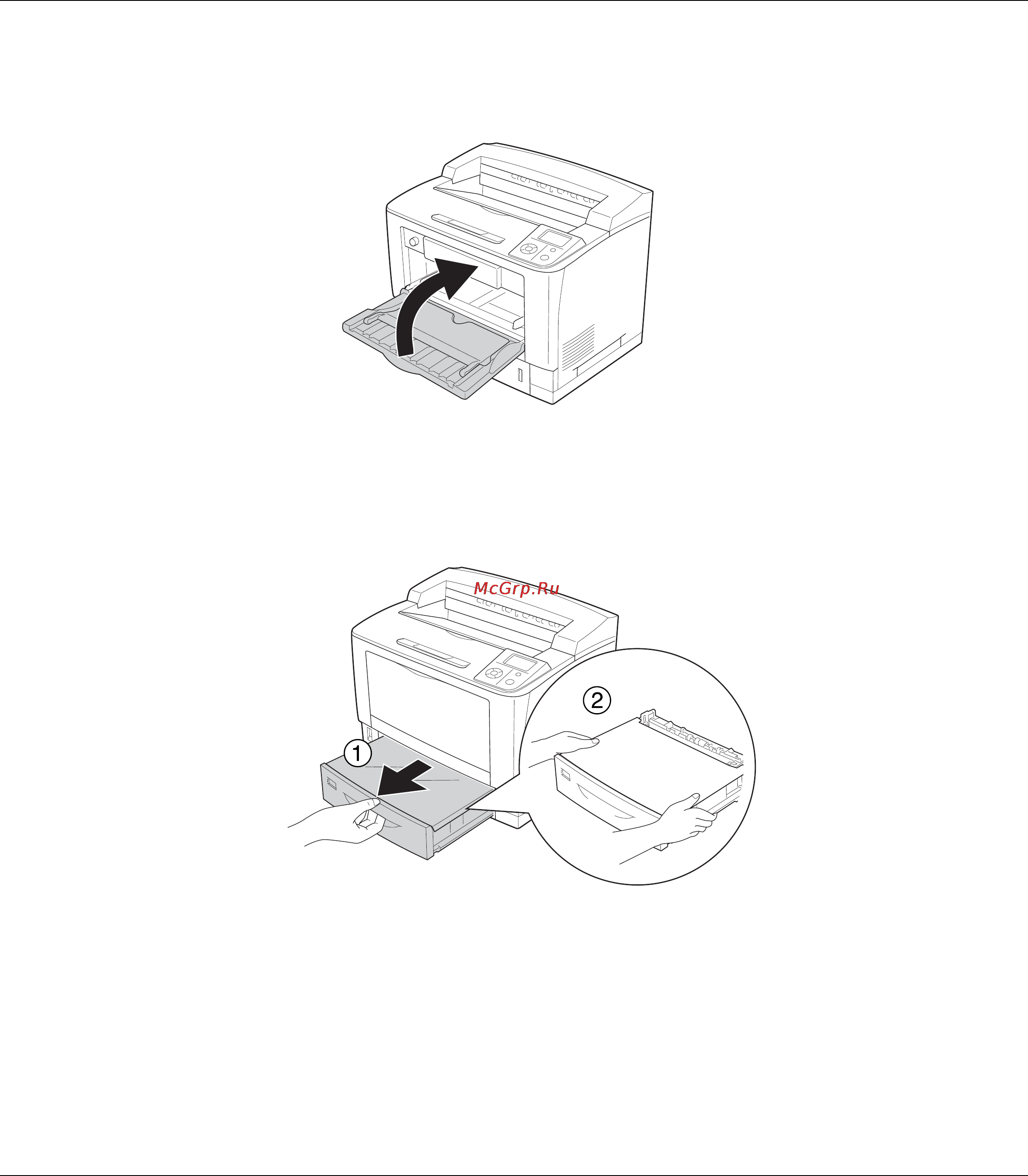Epson AcuLaser M8000 [158/256] Стандартный нижний кассетный лоток
