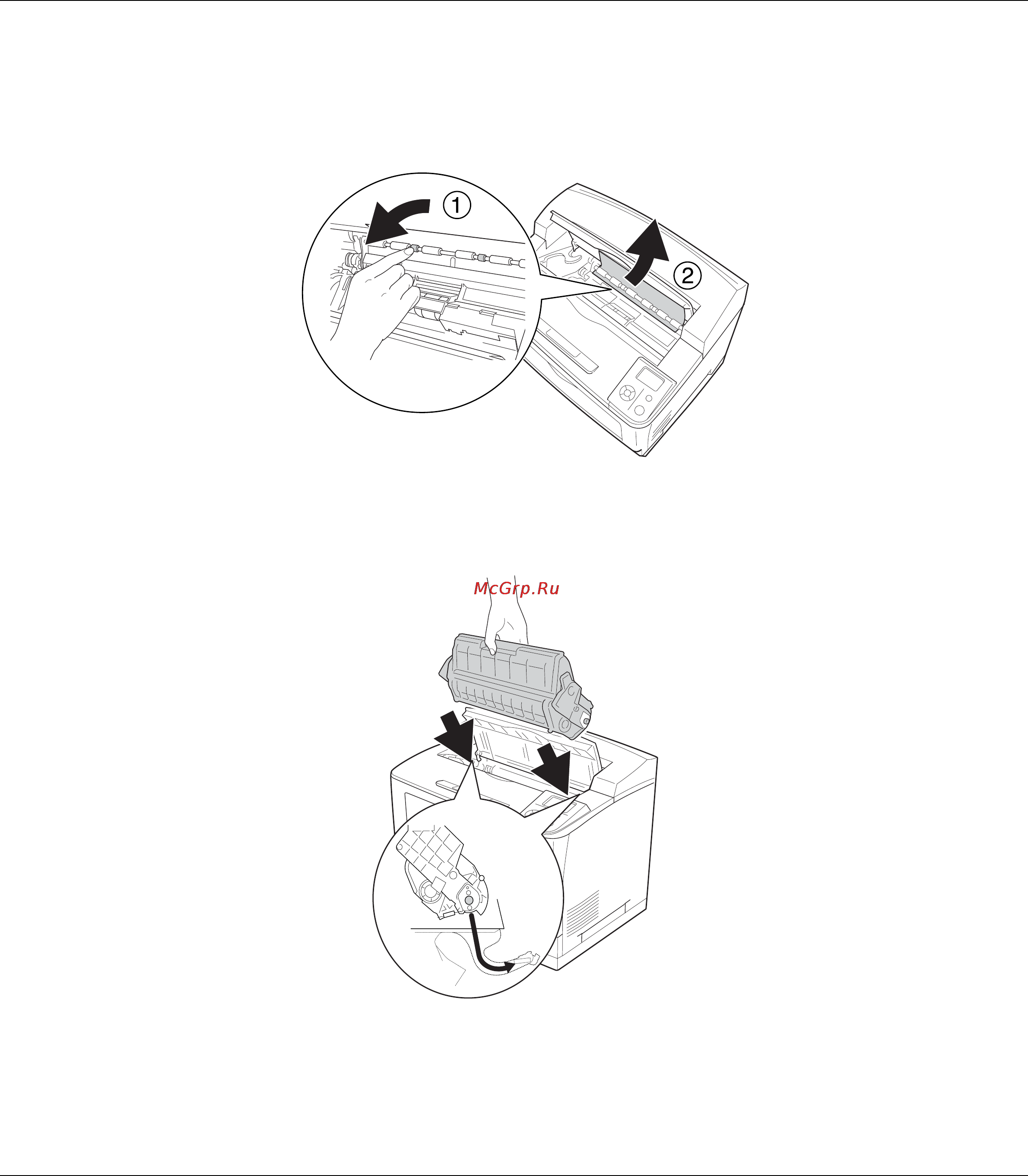 Epson AcuLaser M8000 [166/256] Установите тонер картридж