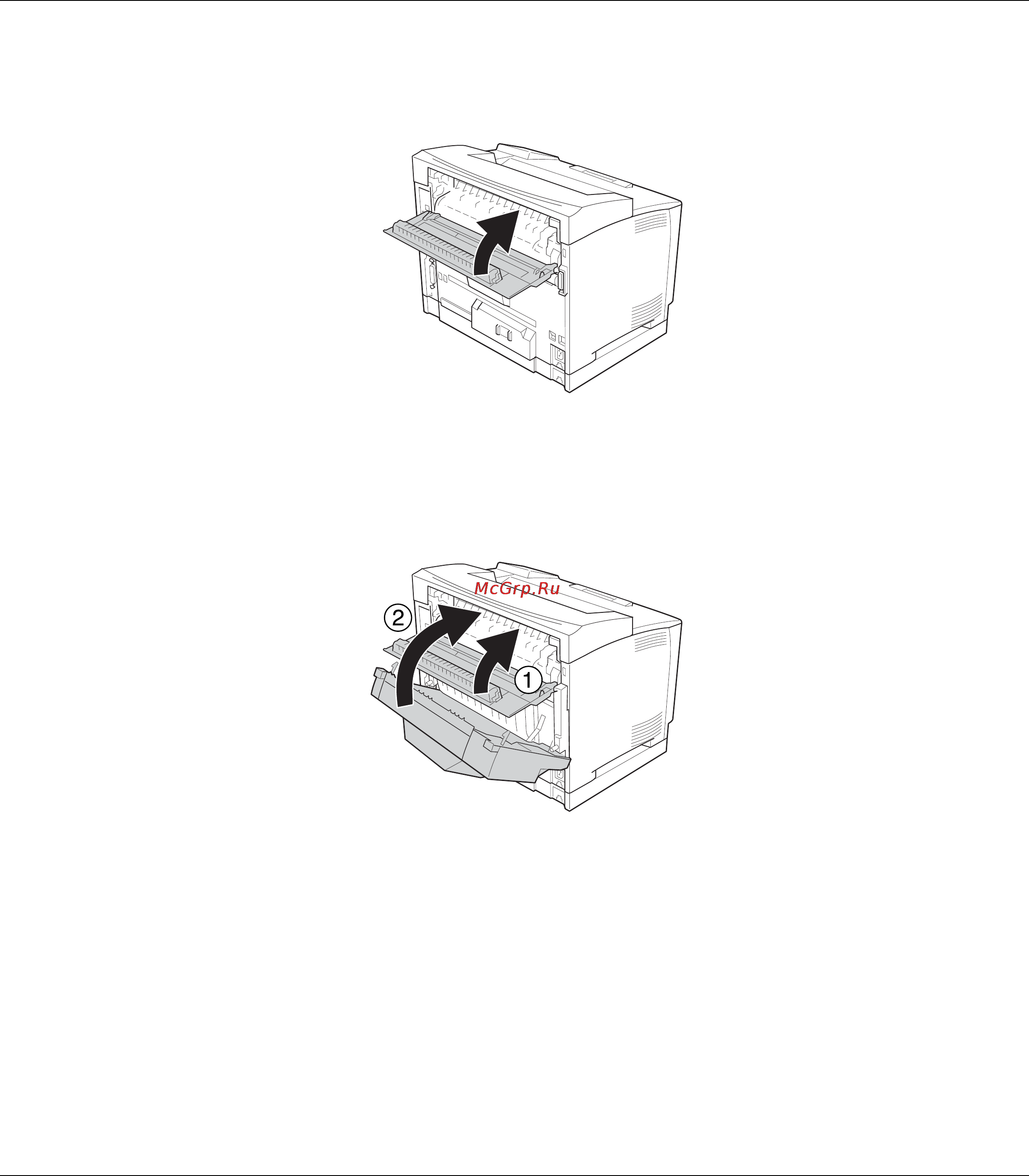 Epson AcuLaser M8000 [170/256] Закройте держатель бумаги и затем крышку b