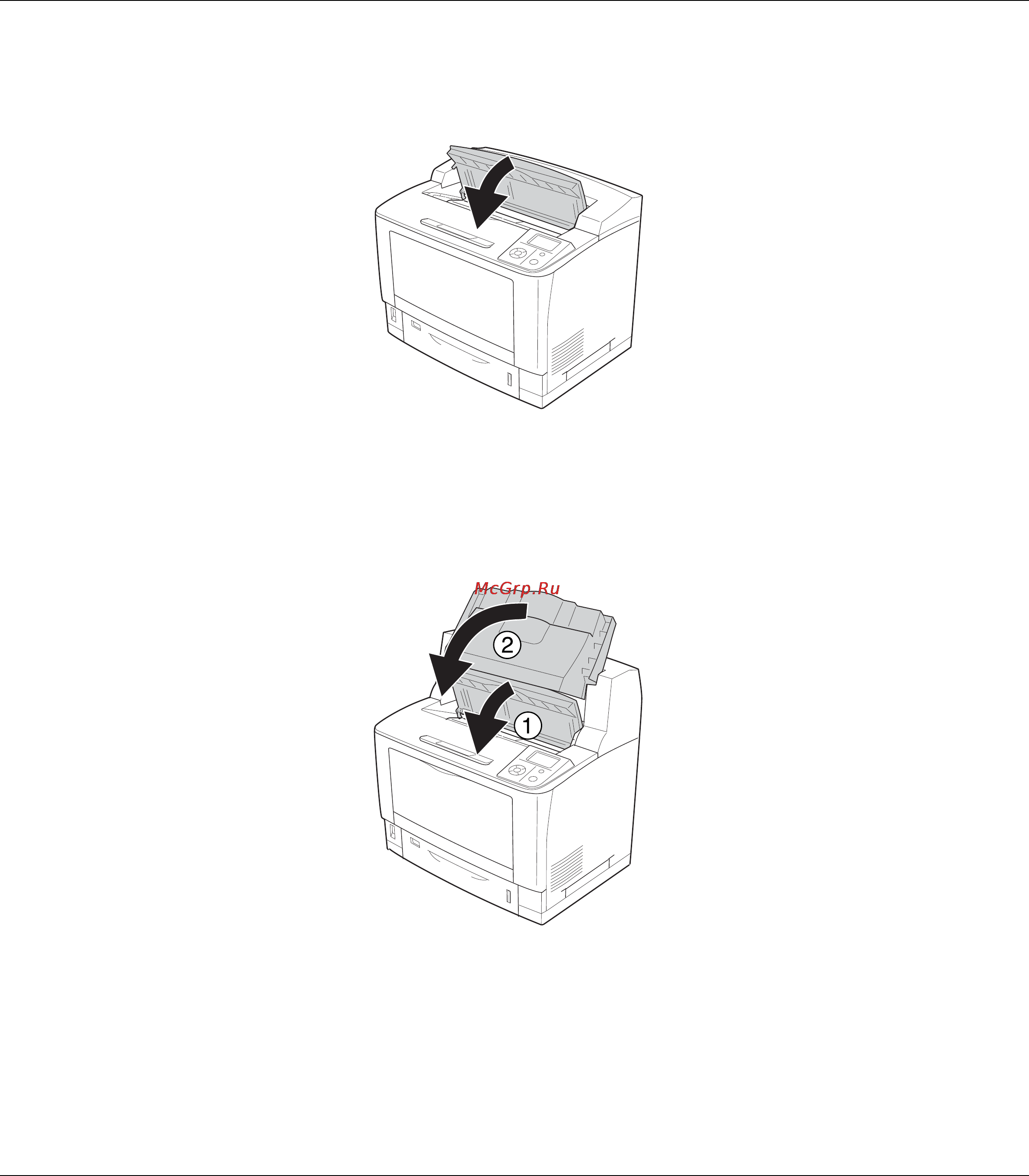 Epson AcuLaser M8000 [174/256] Закройте крышку а