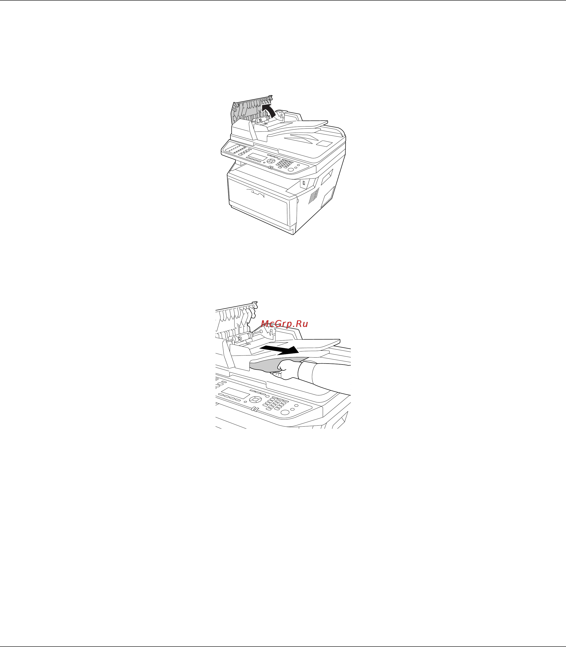Epson AcuLaser C900 [250/326] Замятие бумаги в автоматическом податчике документов