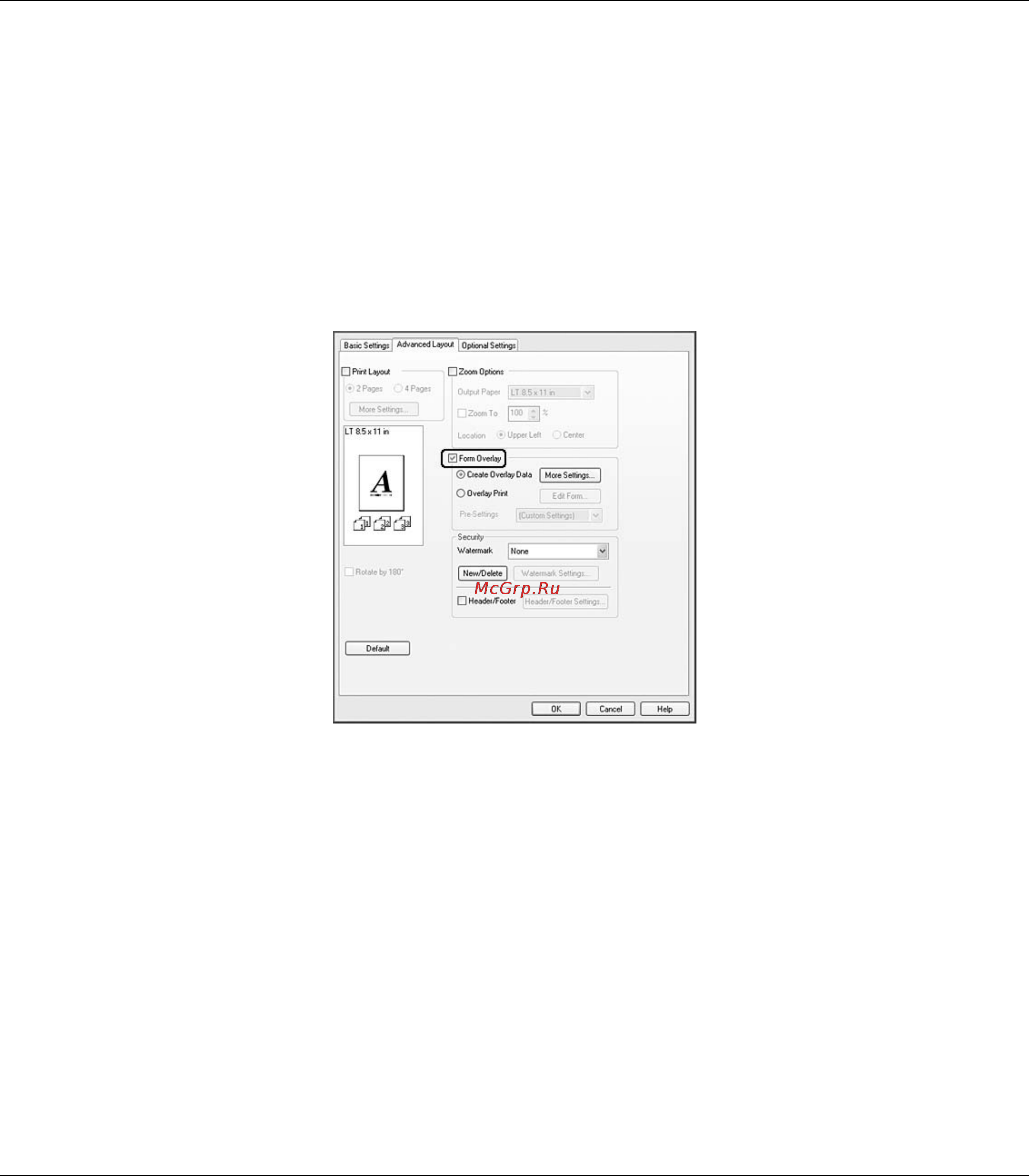 Epson AcuLaser C900 [67/326] Создание перекрытия