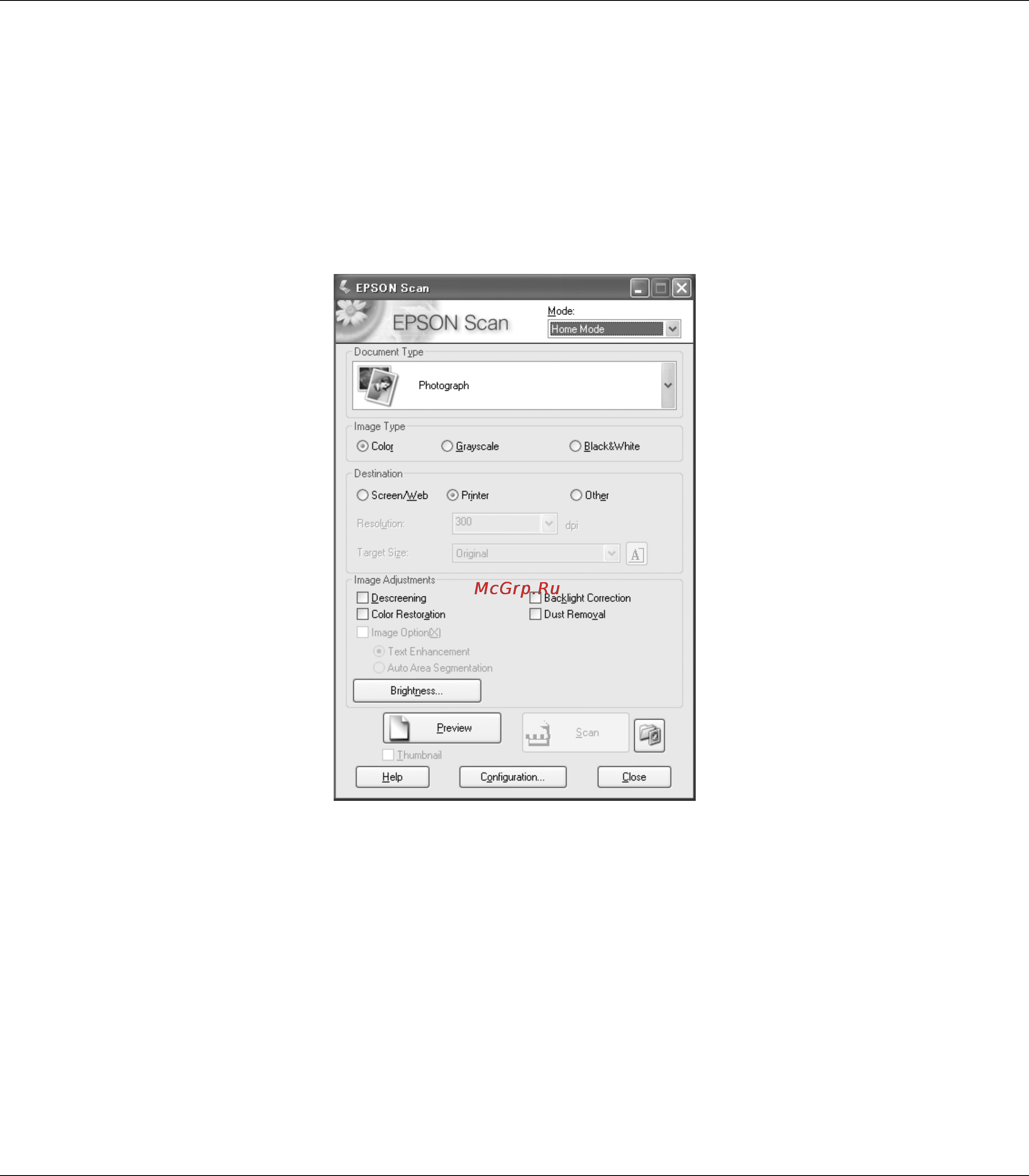 Epson AcuLaser C900 [81/326] Сканирование в простом режиме