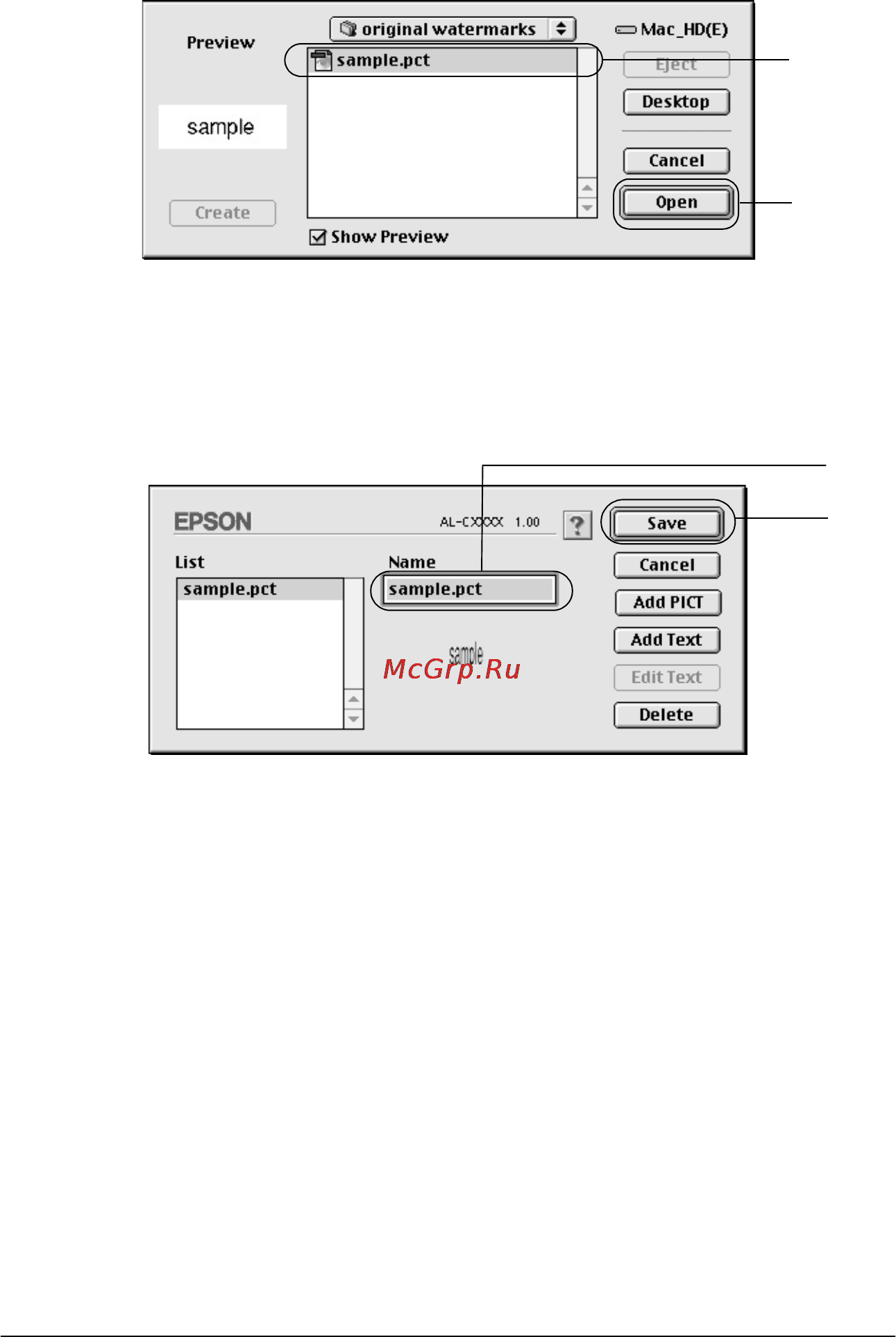 Epson AcuLaser C1100 Инструкция по эксплуатации онлайн [110/306] 49705