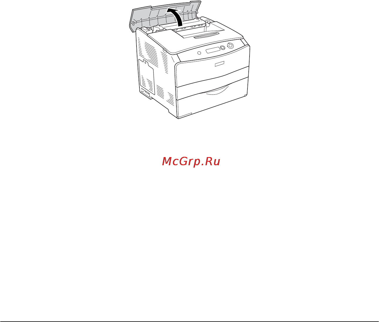 Epson AcuLaser C1100 [184/306] Замятие c крышка c