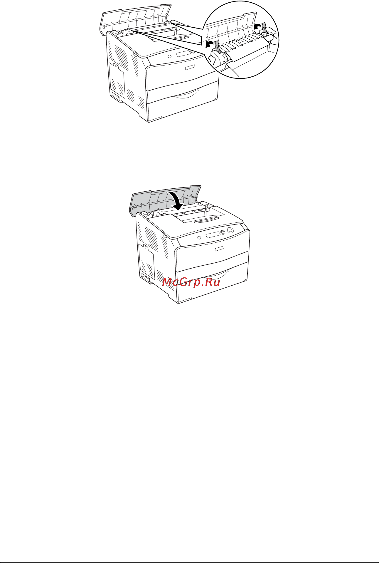 Epson AcuLaser C1100 [186/306] Замятие d крышка d