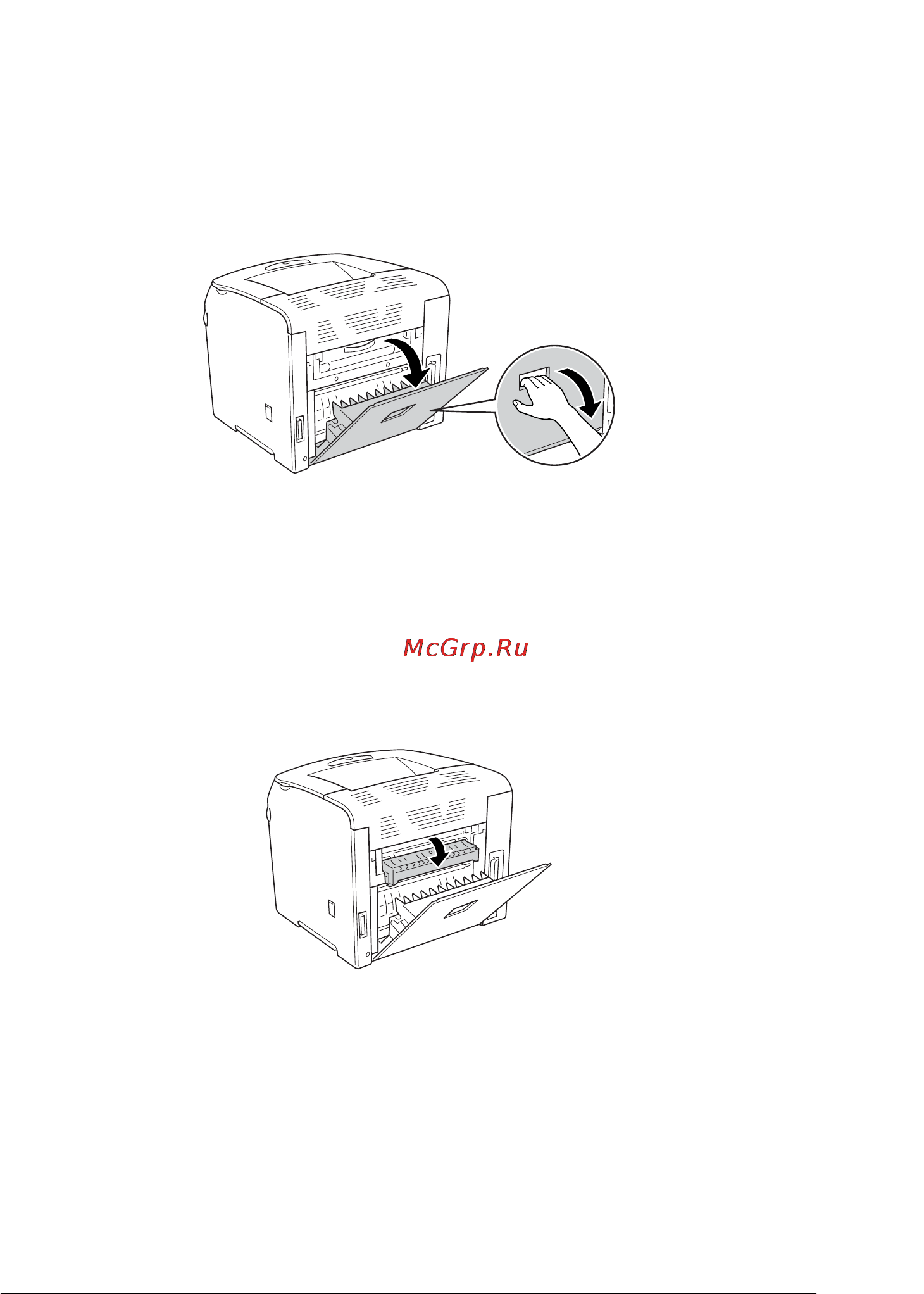 Epson AcuLaser C1100 [191/306] Замятие f крышка f