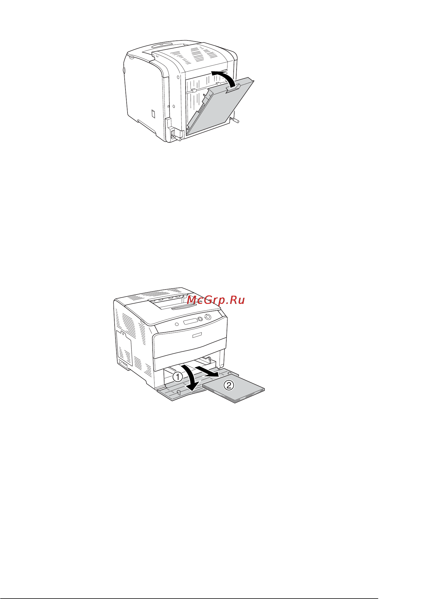 Epson AcuLaser C1100 [195/306] Замятие mp мц лоток