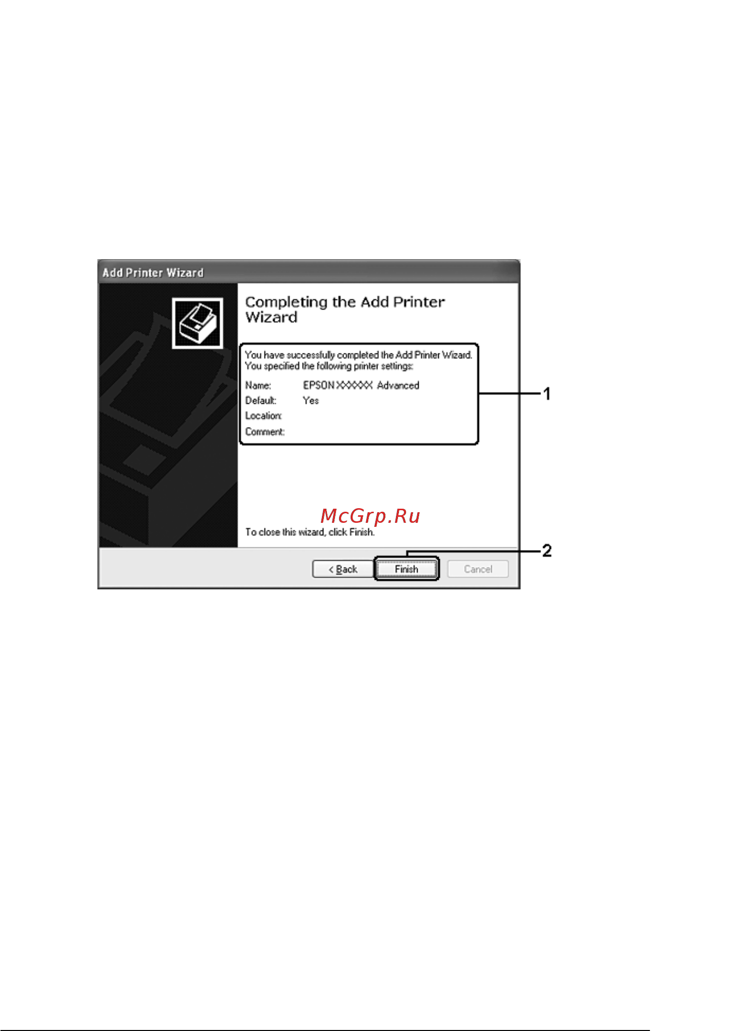 Epson AcuLaser 2600 [155/487] Для windows nt 4