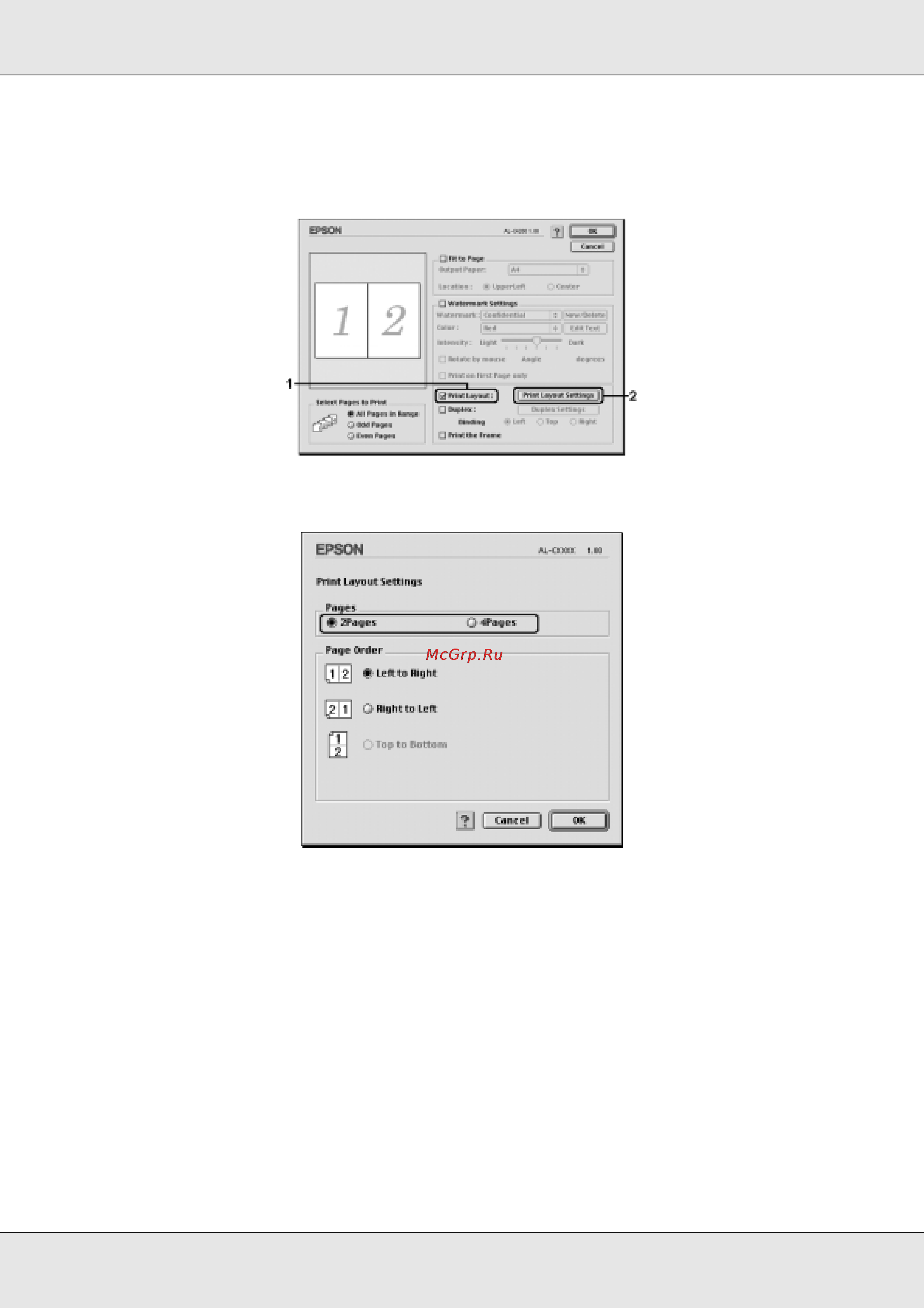Epson AcuLaser C3800 Инструкция по эксплуатации онлайн [123/322] 49729