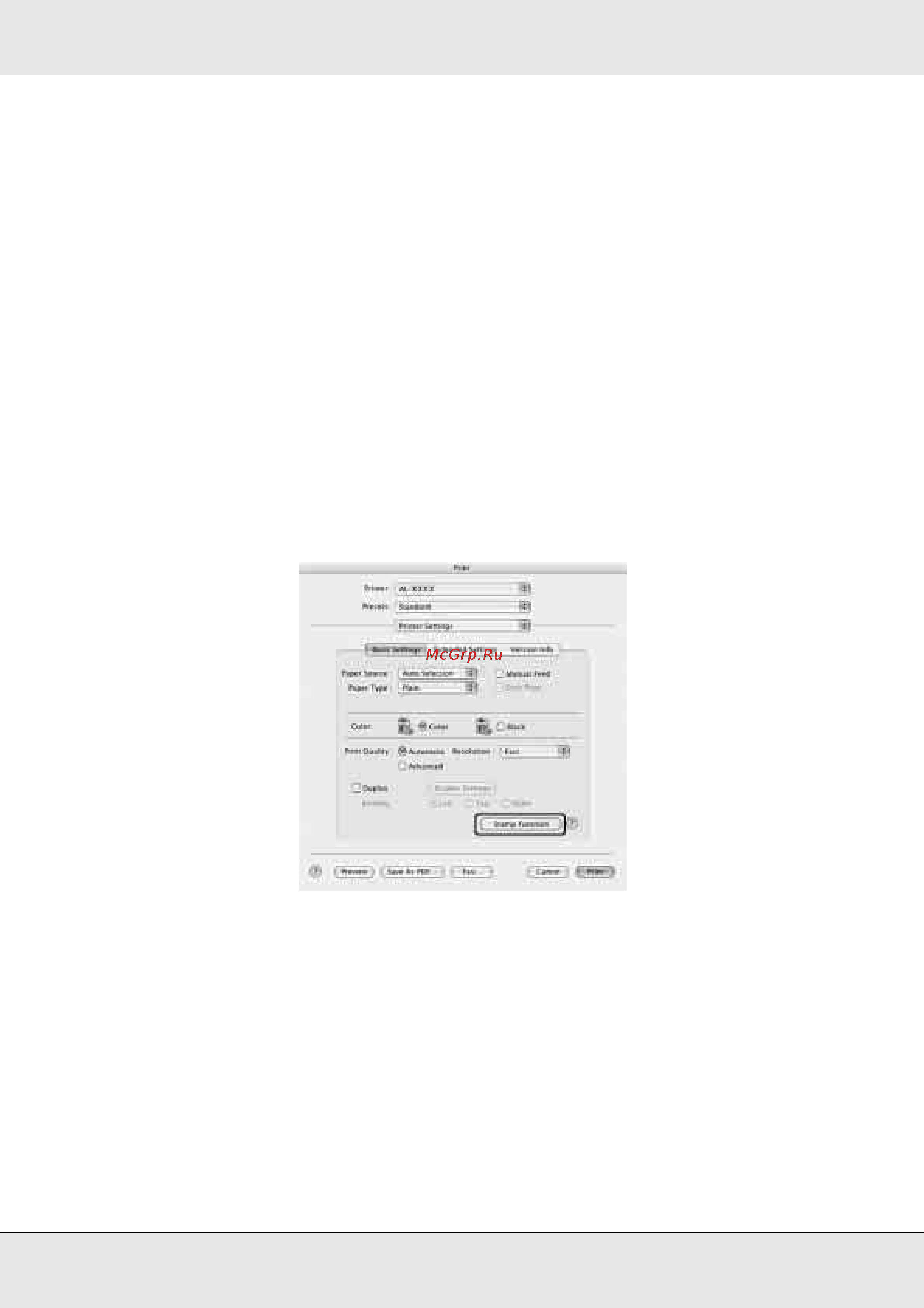 Epson AcuLaser C3800 [124/322] Использование водяных знаков