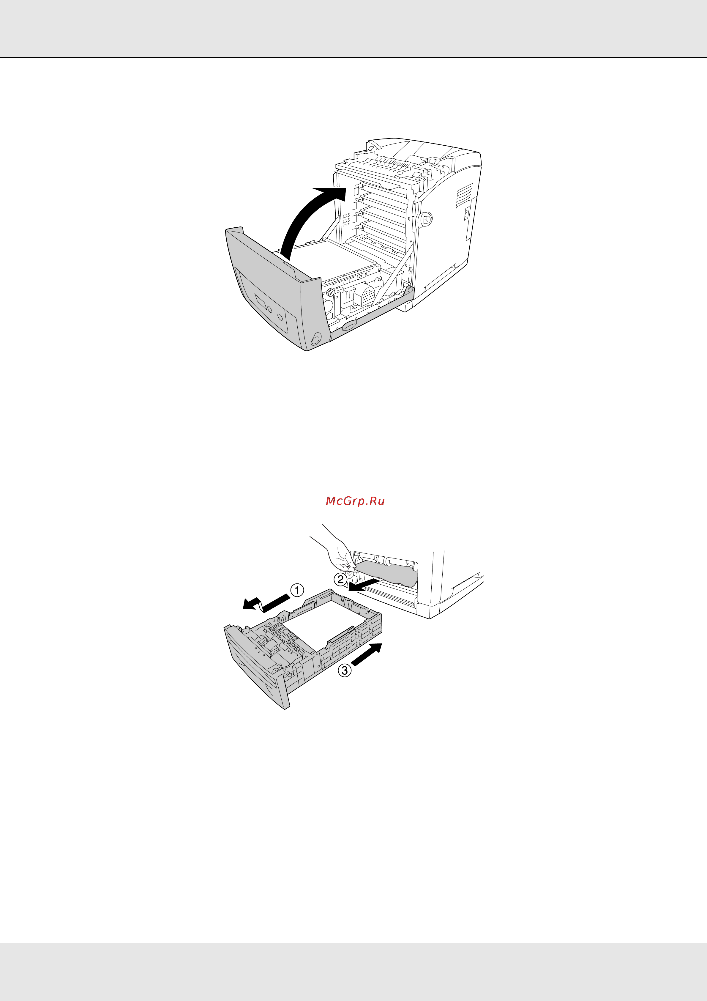 Epson AcuLaser C3800 [273/322] Замятие бумаги в модуле с1 a