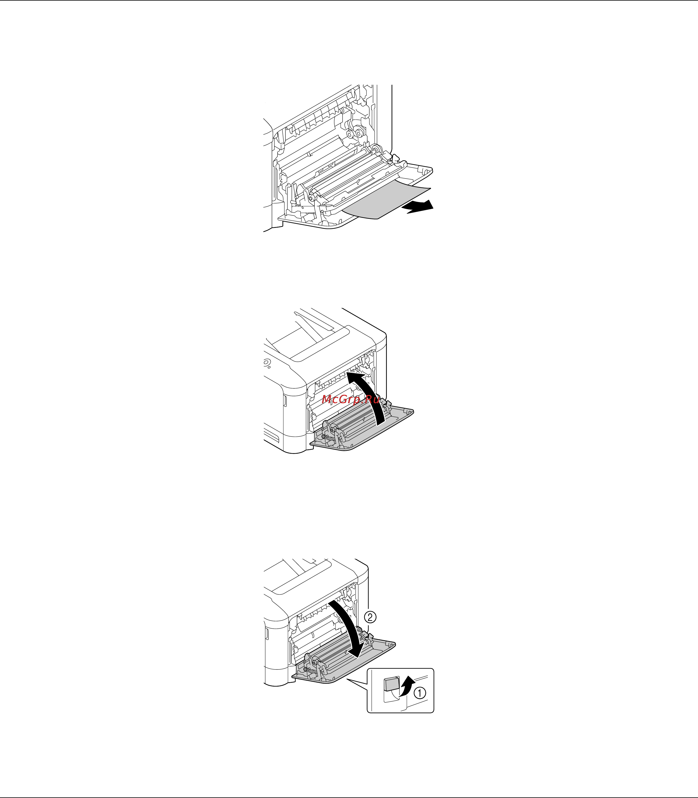 Epson AcuLaser C3900 [138/180] Устранение замятия в блоке печки