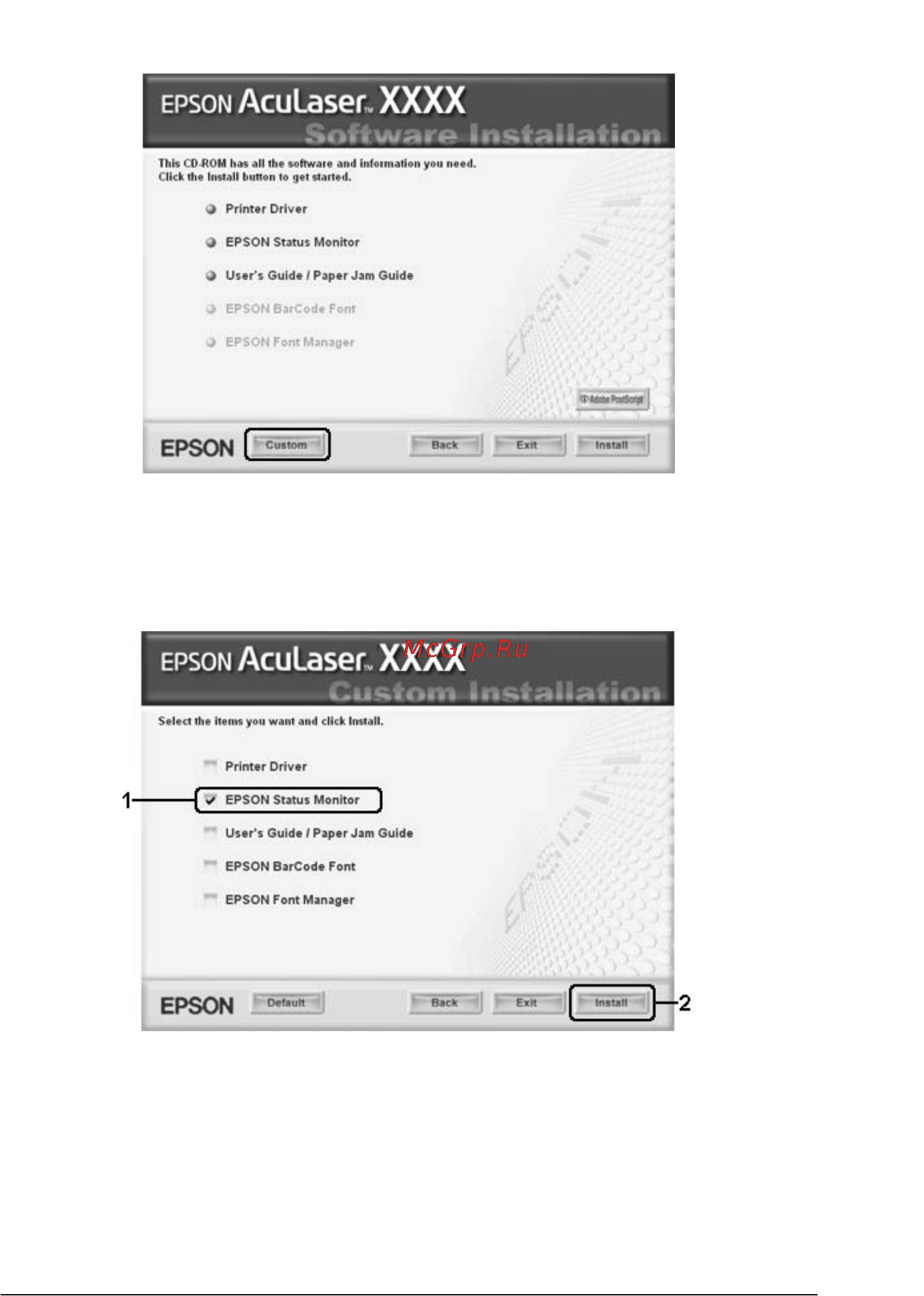 Epson AcuLaser C4200 Инструкция по эксплуатации онлайн [111/489] 49745