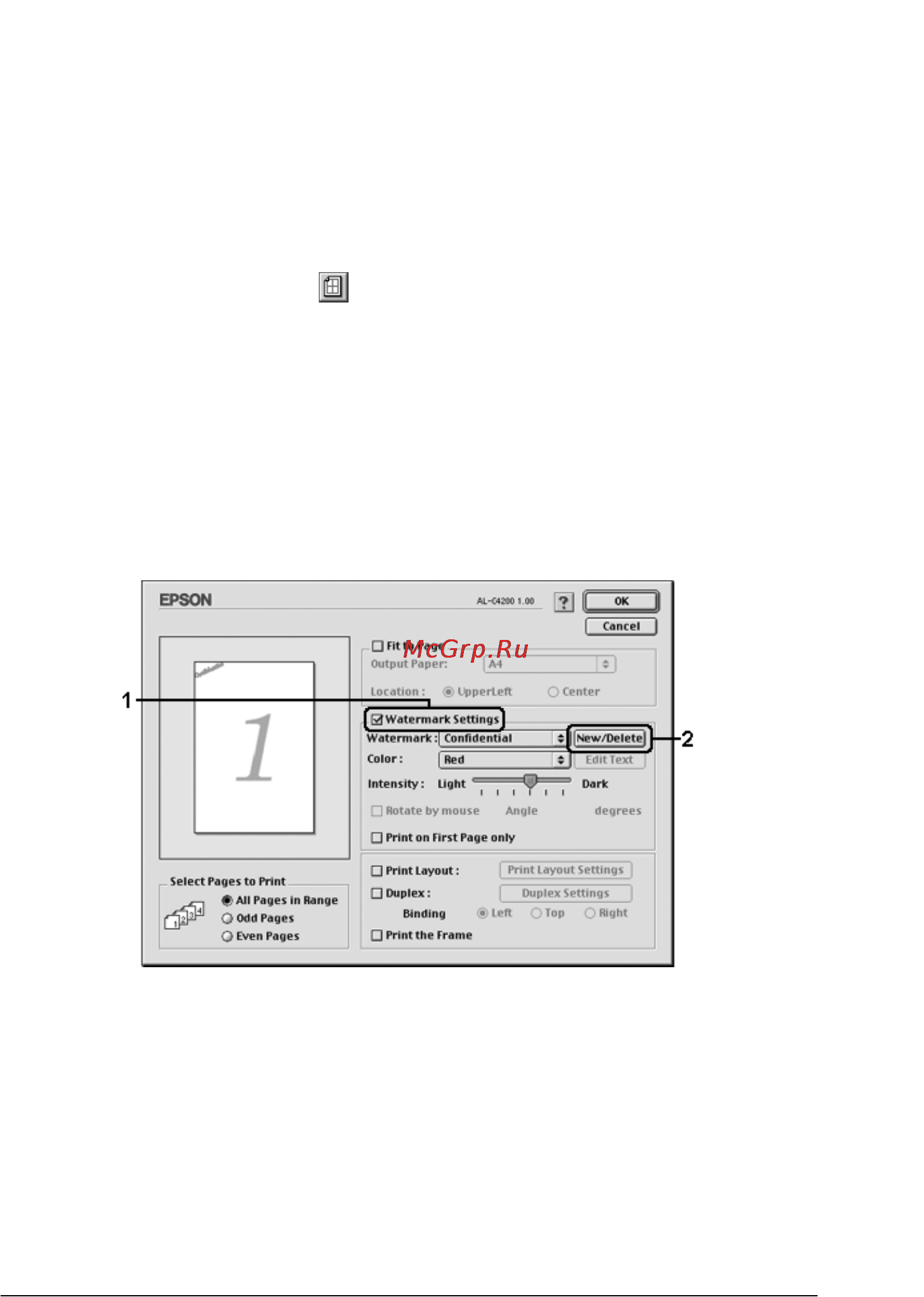 Epson AcuLaser C4200 [169/489] R4cf840 ред d user s guide