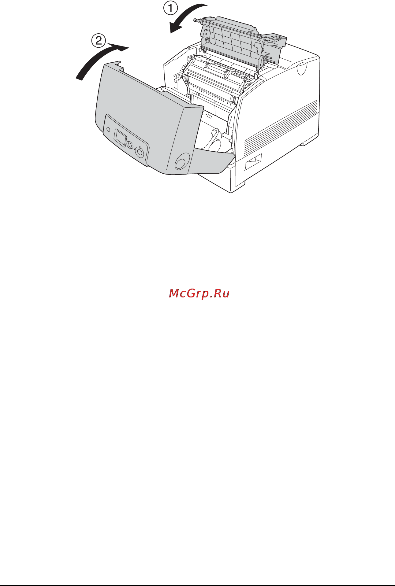 Epson AcuLaser C4200 [384/489] Paper jam c a замятие бумаги в модуле c a
