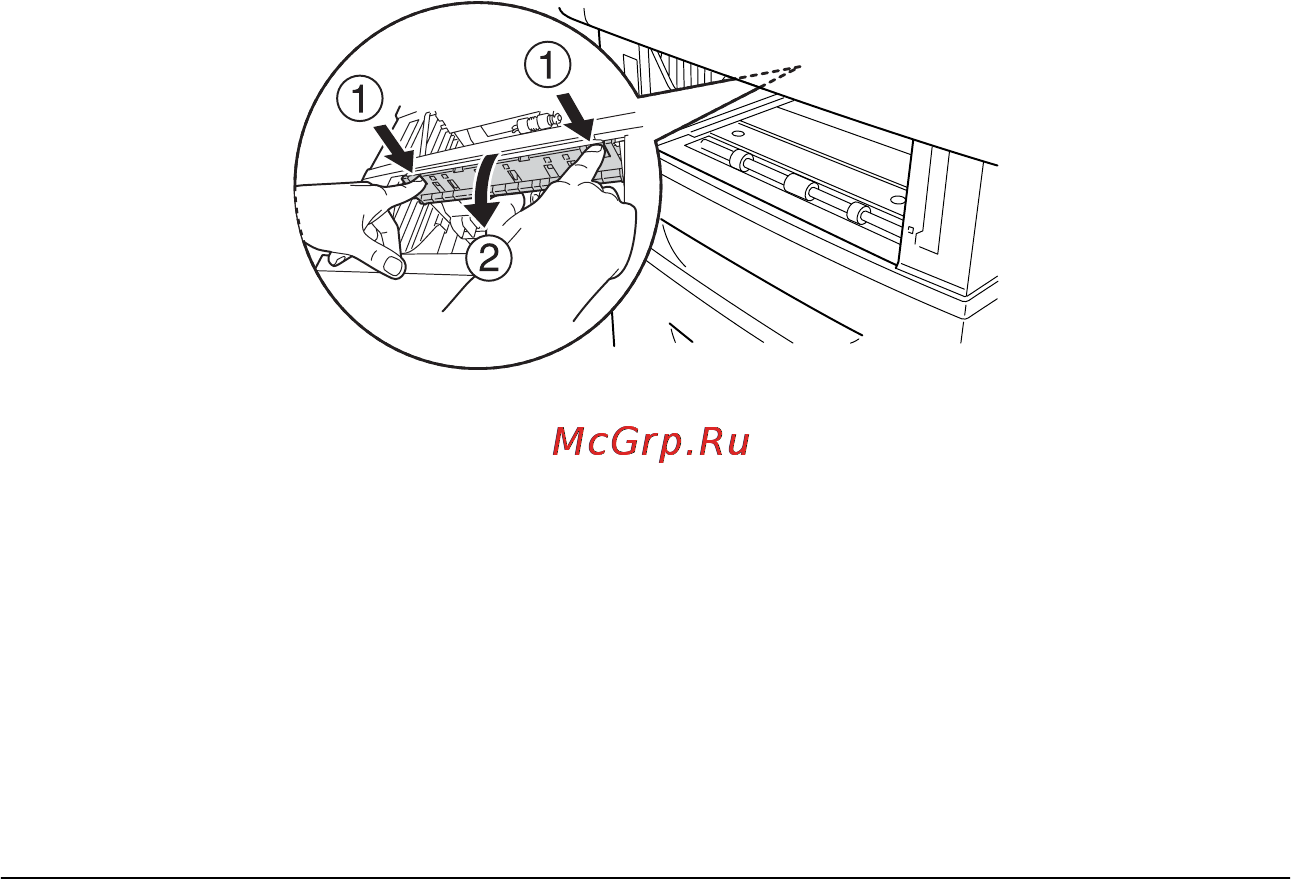 Epson AcuLaser C4200 [394/489] Paper jam c a b замятие бумаги в модуле c a b