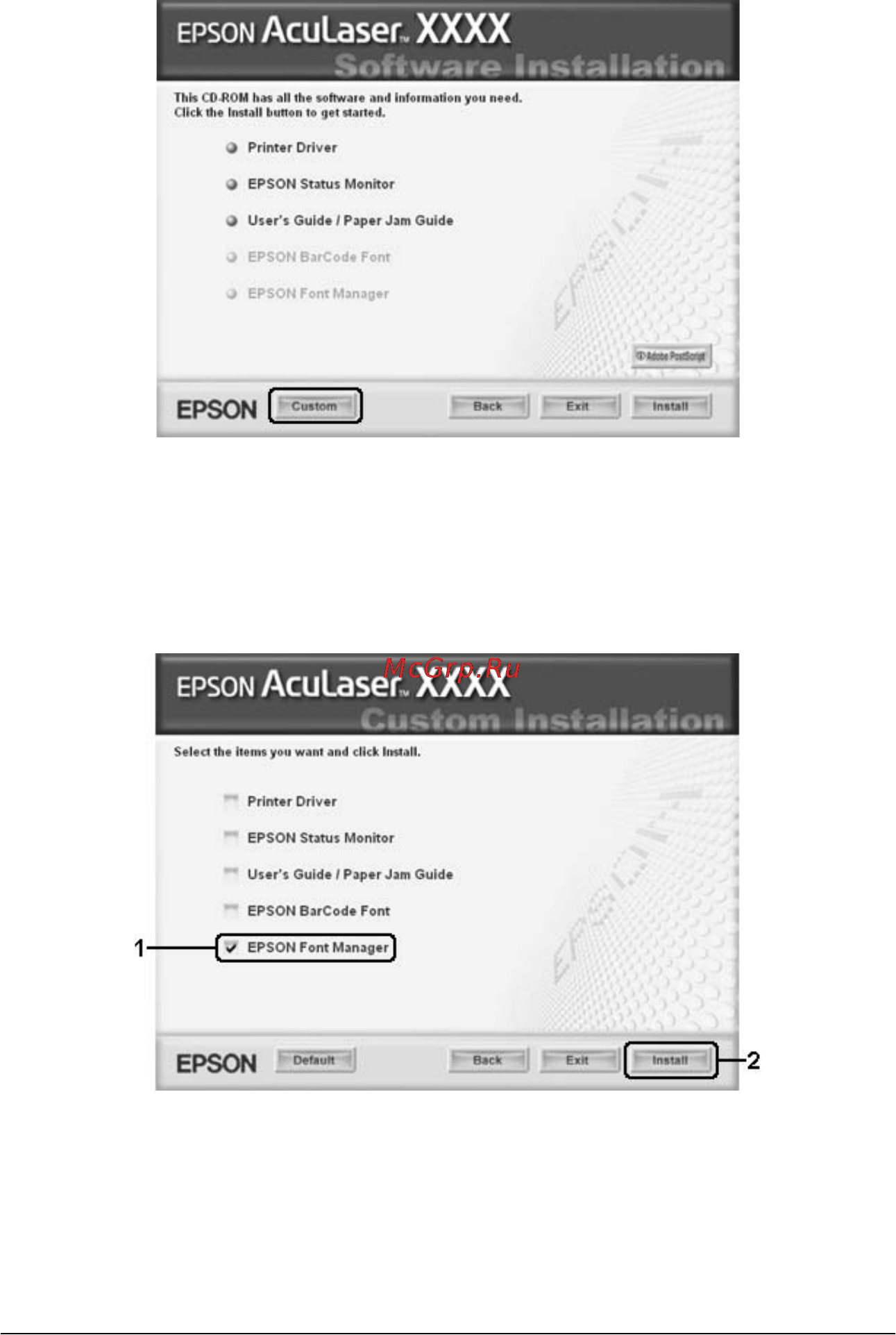 Epson AcuLaser C4200 [470/489] R4cf840 ред d user s guide
