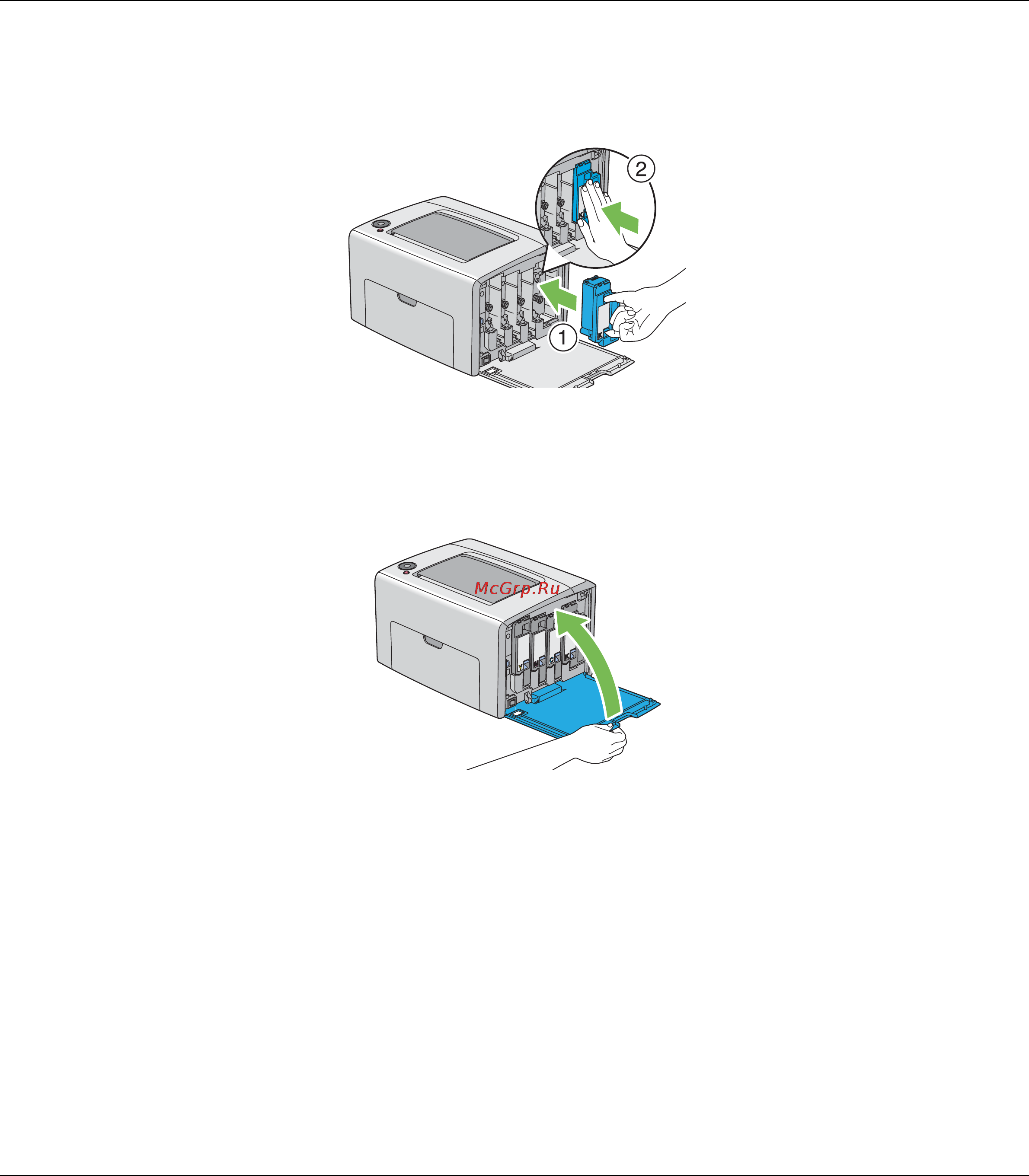 Epson AcuLaser C1700 [115/134] Очистка датчика плотности цветного тонера color toner density ctd sensor