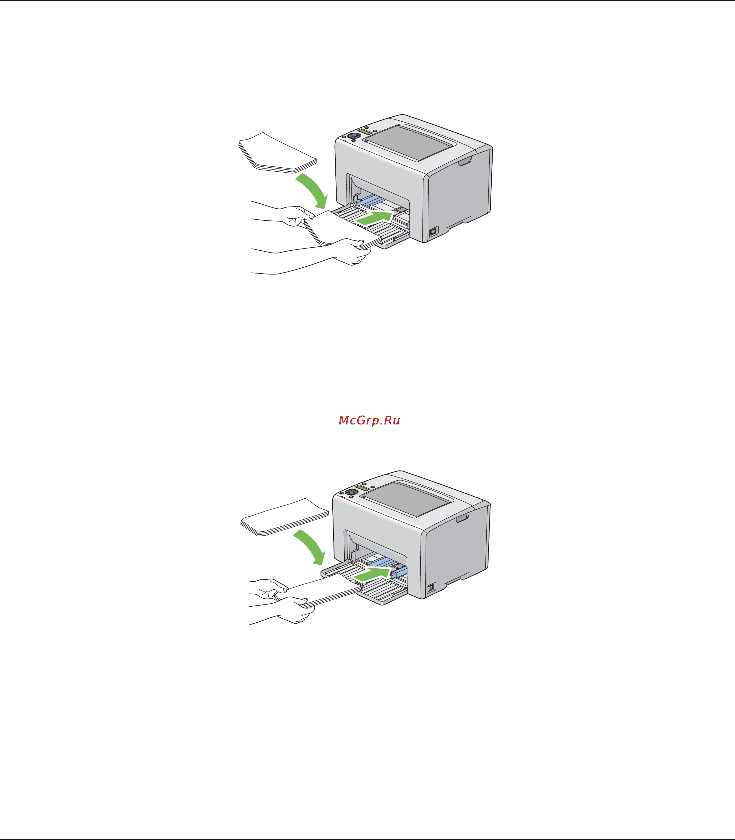 Epson AcuLaser C1750N [112/242] При загрузке носителей типа c5