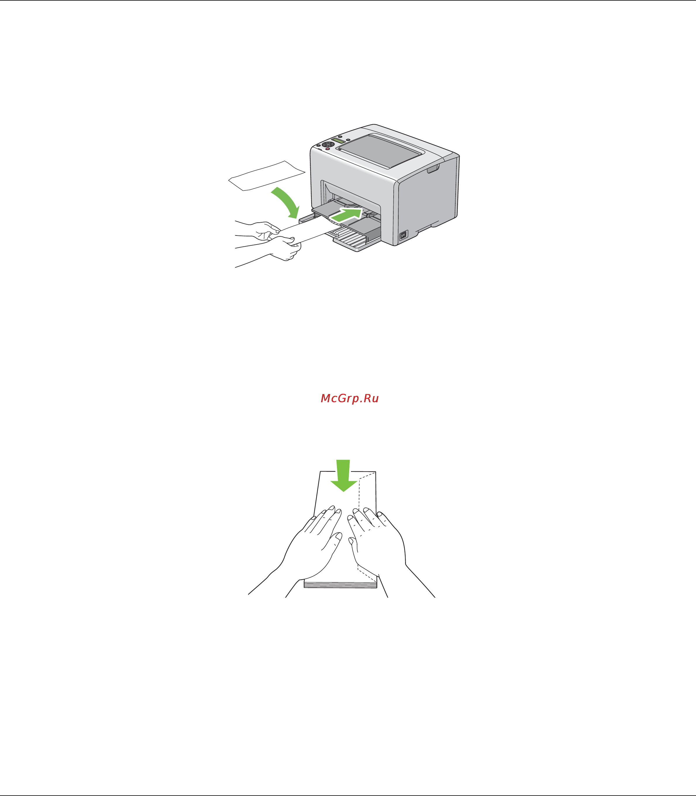 Epson AcuLaser C1750N [118/242] При загрузке носителей типа c5