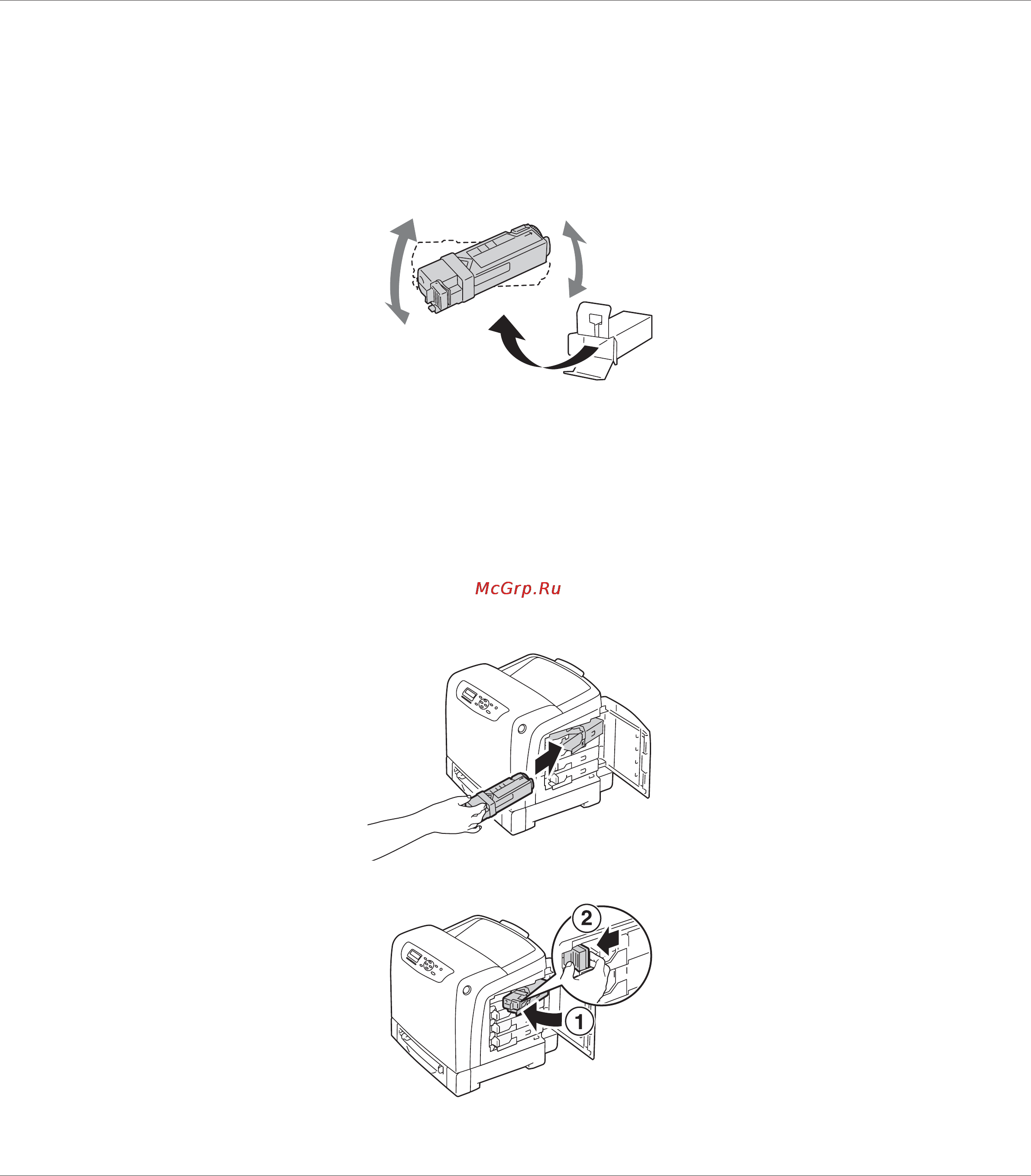 Epson AcuLaser C2900 [231/273] Установка тонер картриджа