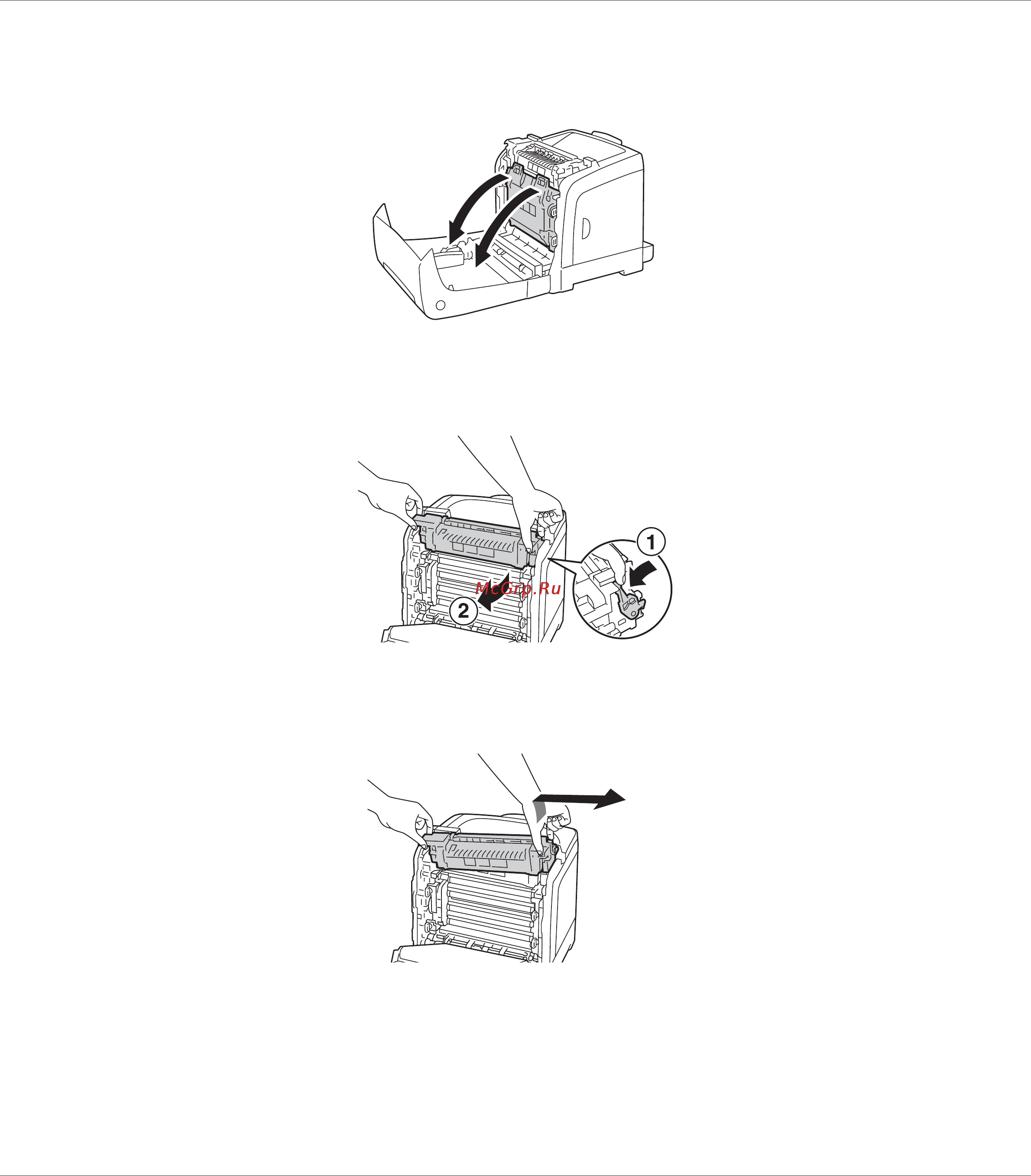 Epson AcuLaser C2900 [239/273] Установка блока фьюзера