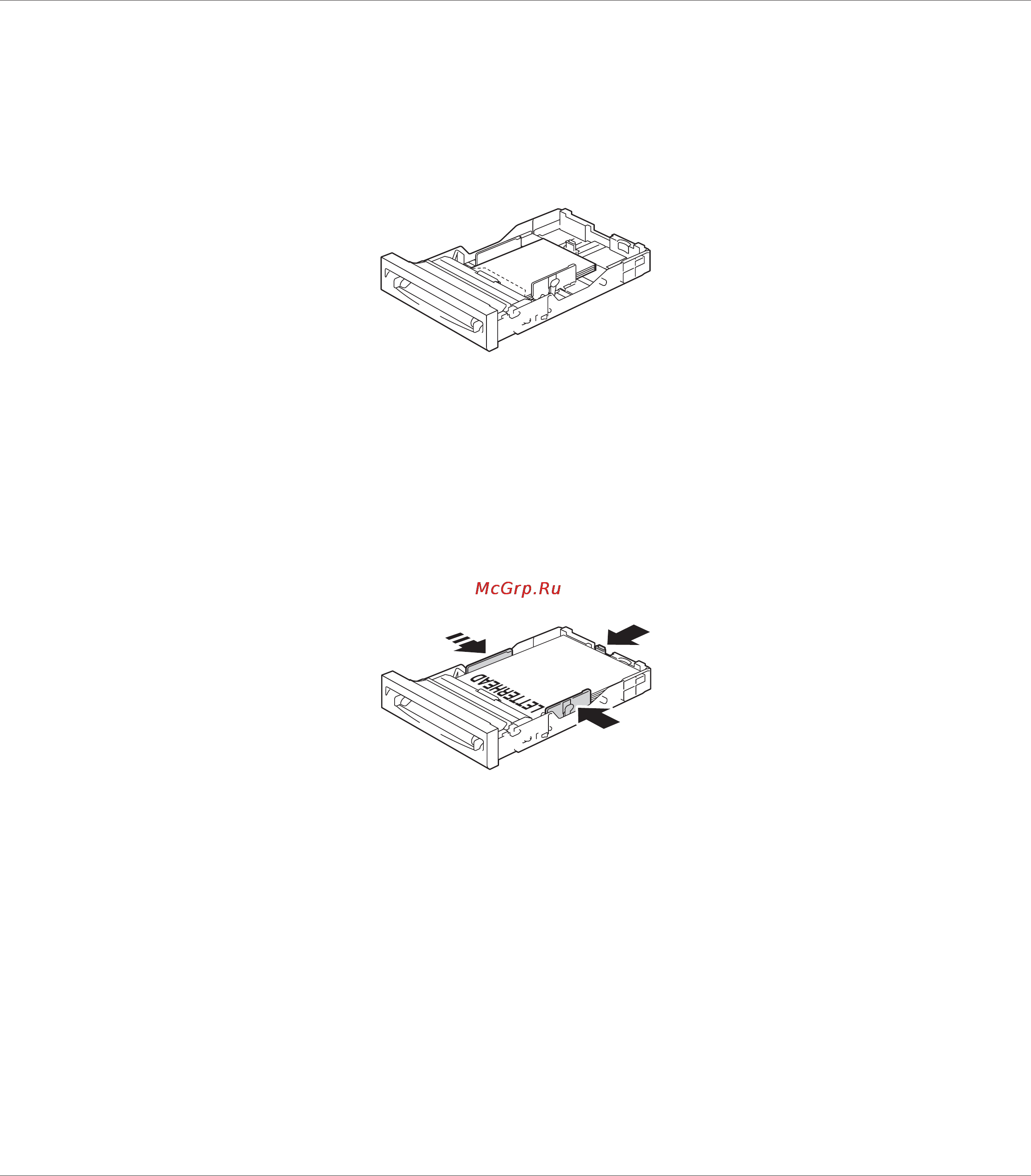 Epson AcuLaser C2900 [83/273] Загрузка бланков в стандартный лоток на 250 листов и дополнительный кассетный блок для бумаги на 250 листов