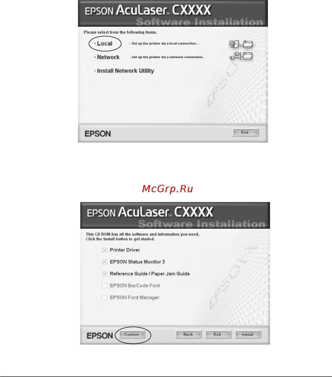 Epson AcuLaser C9100 [406/462] R4c8350 long bk rev c