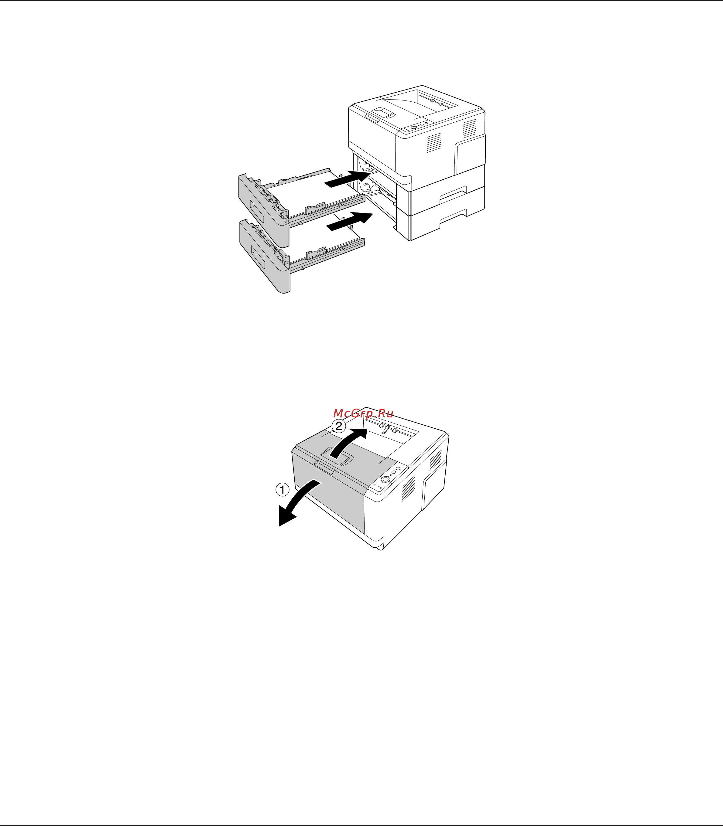 Epson AcuLaser M2300 [89/179] Замятие бумаги в принтере