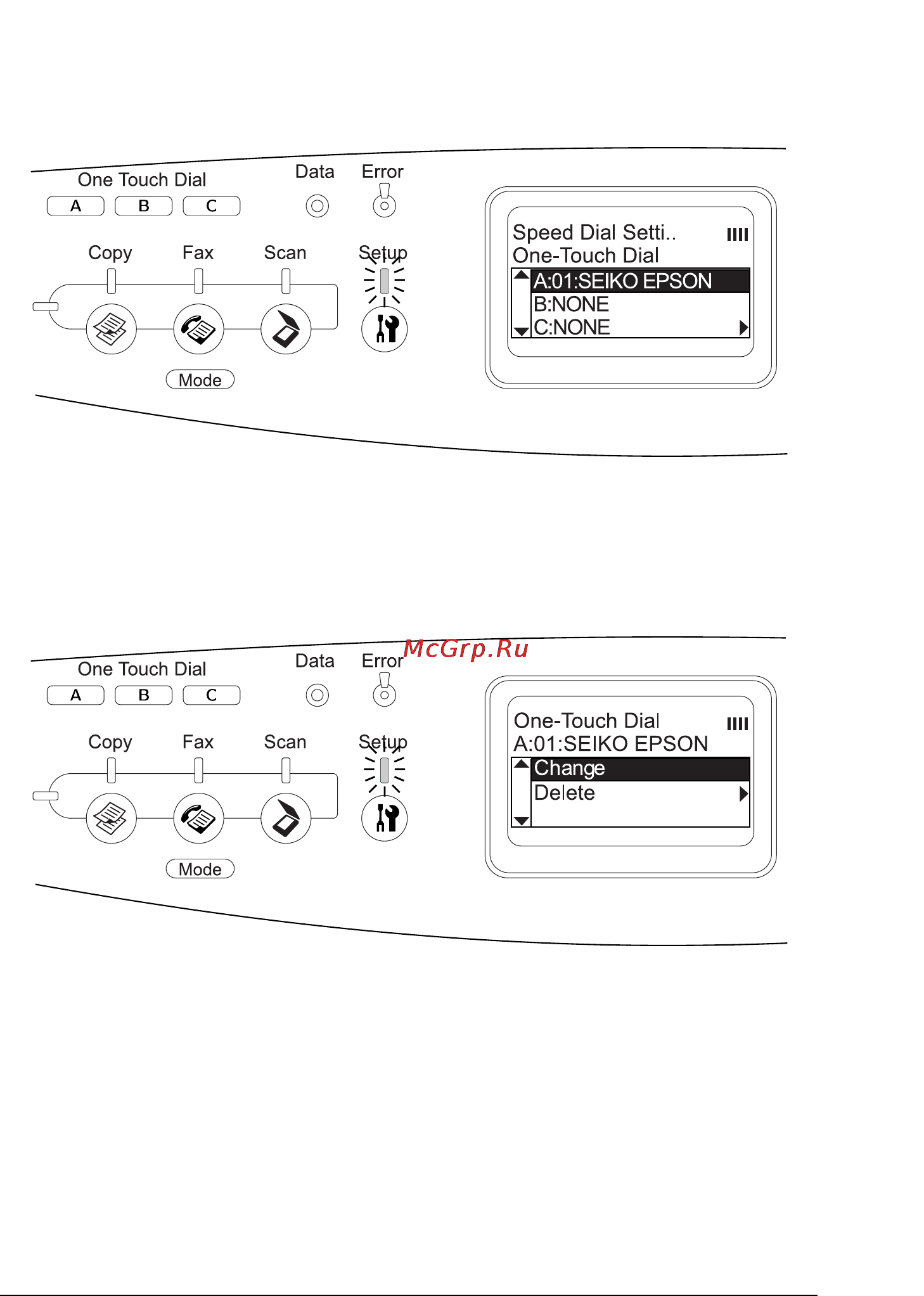 Epson AcuLaser CX11N [301/531] R4ce590 long bk ред e