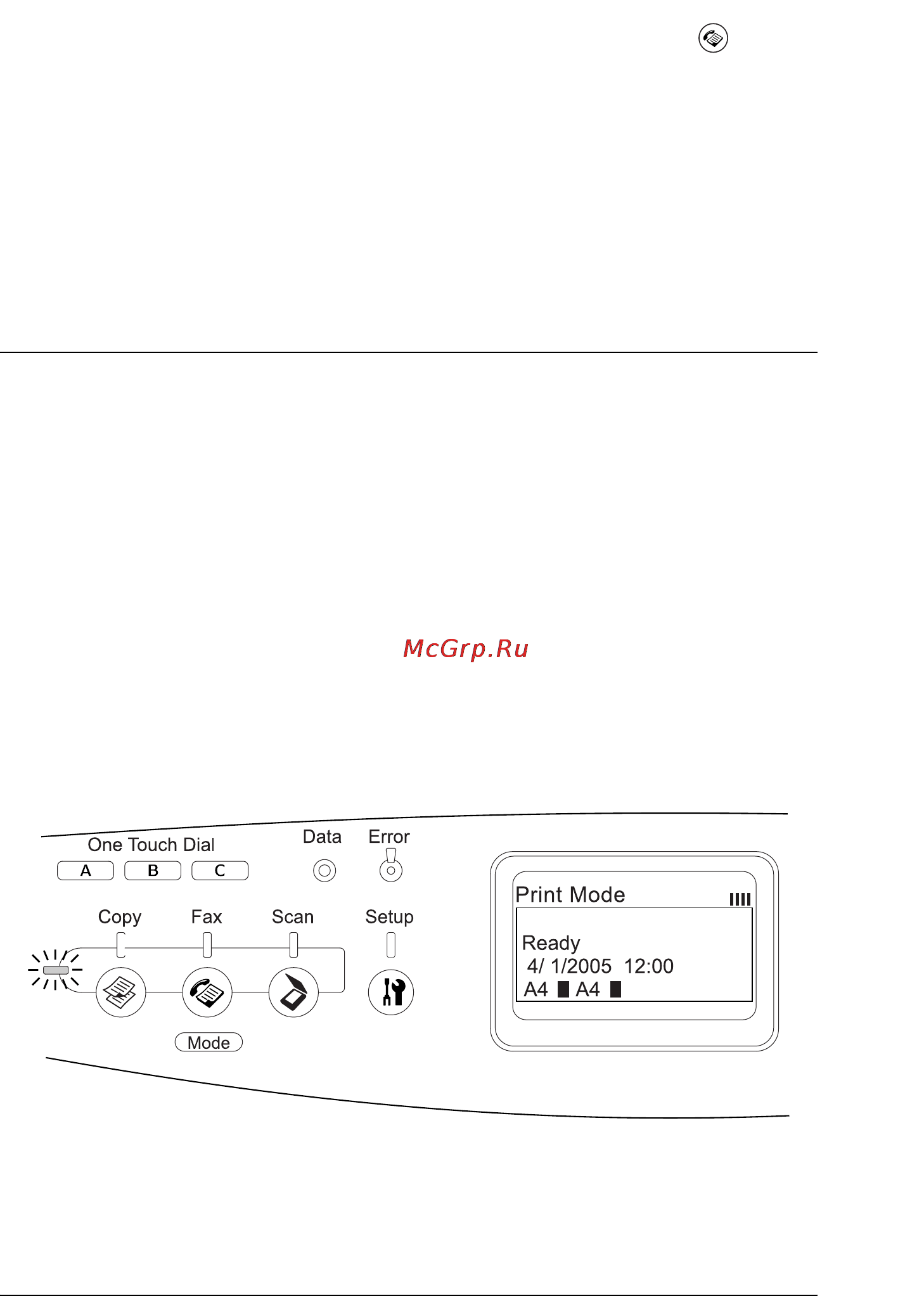 Epson AcuLaser CX11N [305/531] Меню режимов