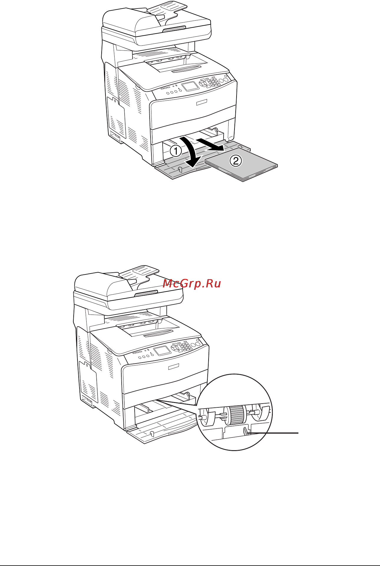 Epson AcuLaser CX11N [376/531] R4ce590 long bk ред e