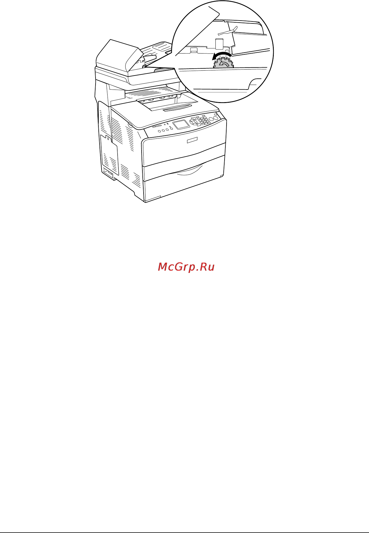 Epson AcuLaser CX11N [466/531] Невозможно сканировать используя автоподатчик