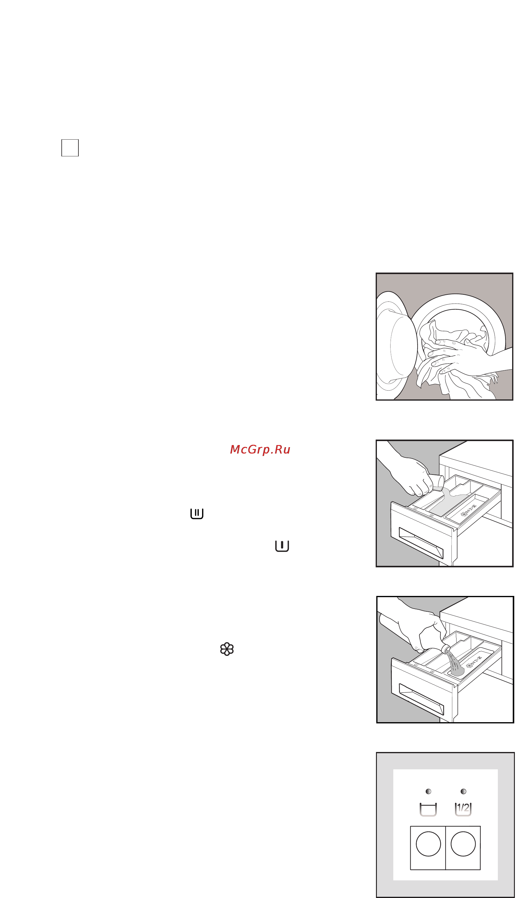 Zanussi FLS 502 [6/40] Operating sequence
