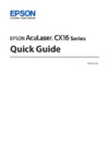 Epson AcuLaser CX16 Инструкция по эксплуатации