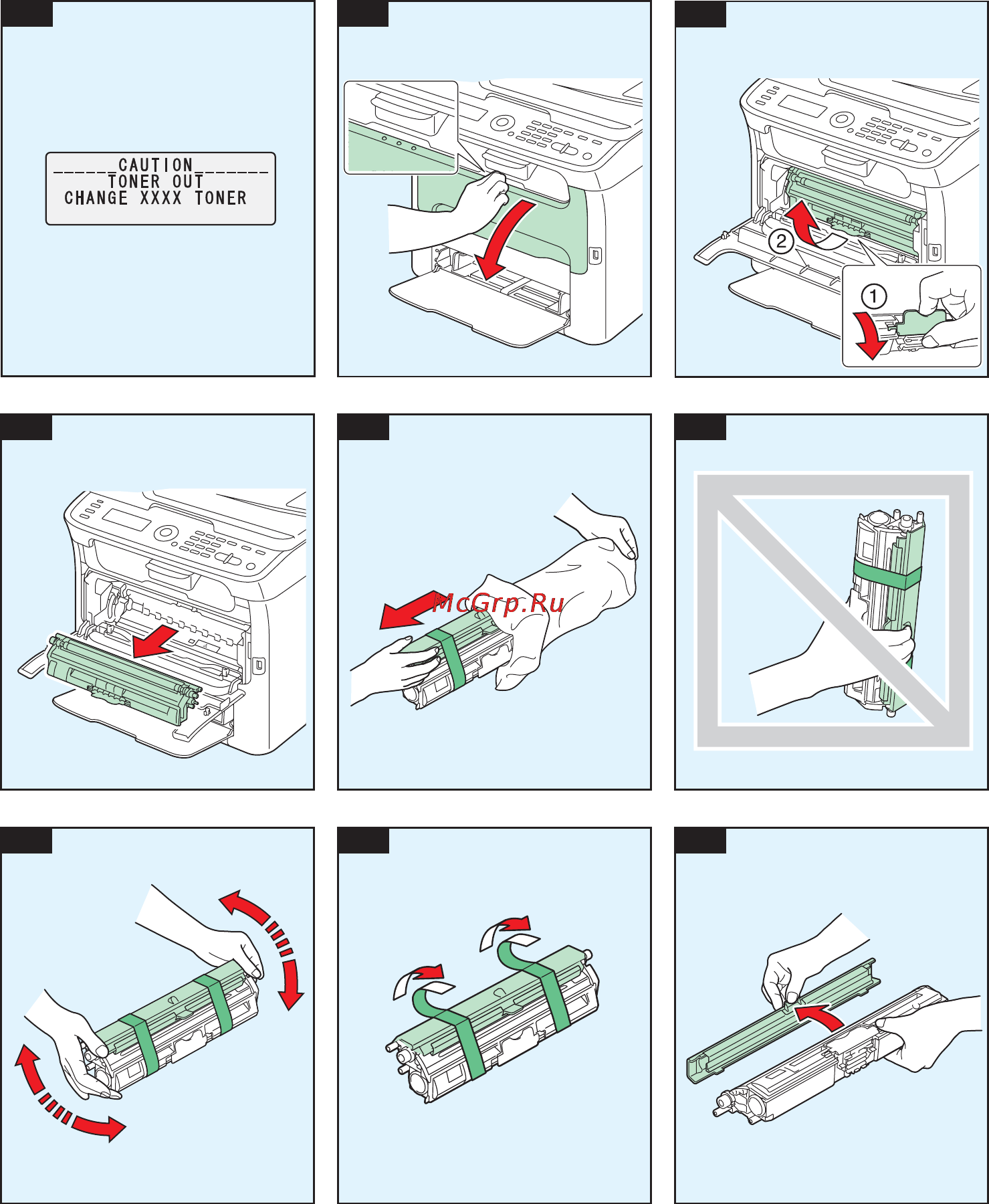 Epson AcuLaser CX16 [119/193] Înlocuirea cartuşului de toner