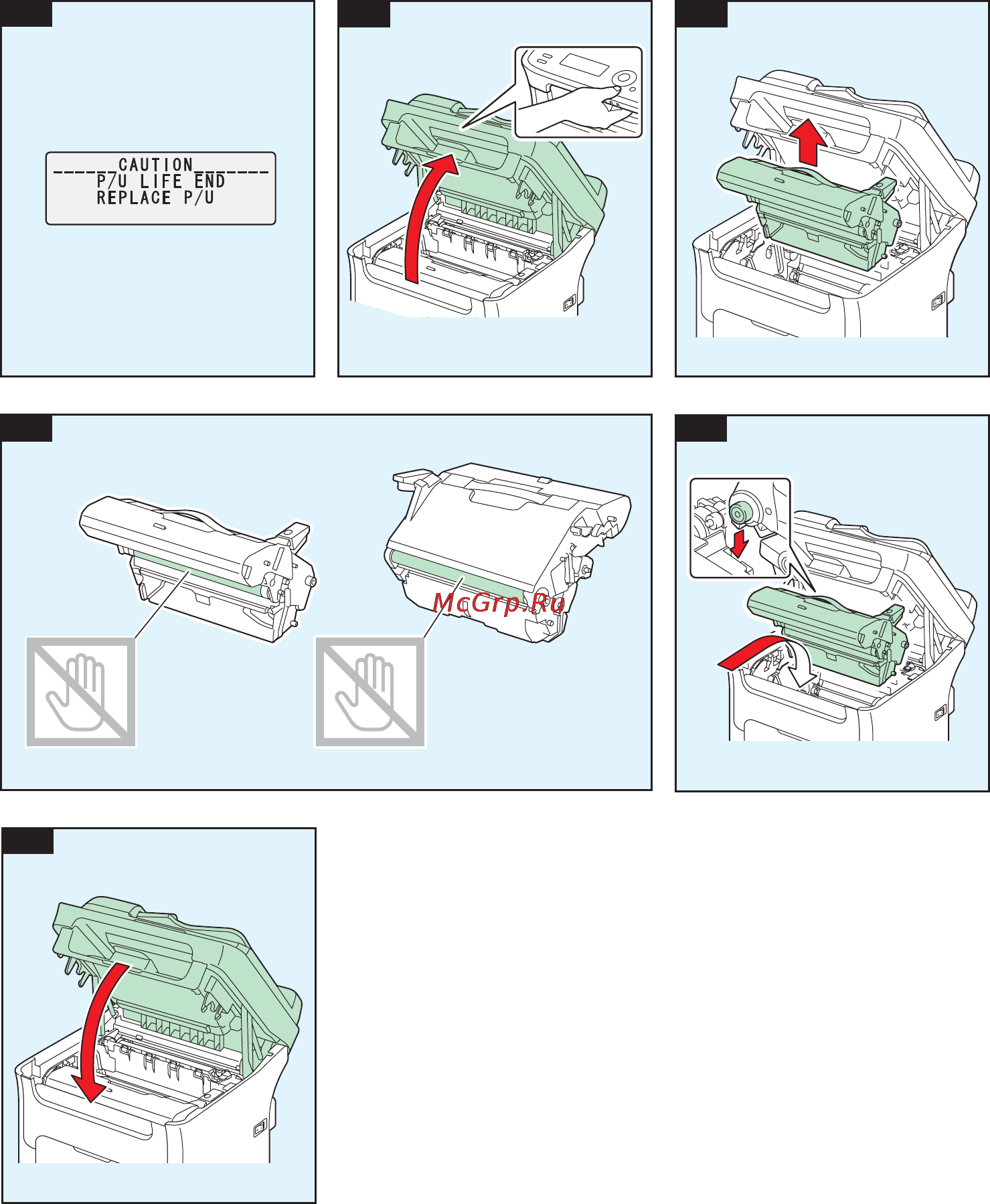 Epson AcuLaser CX16 [193/193] Заміна фотокондуктора