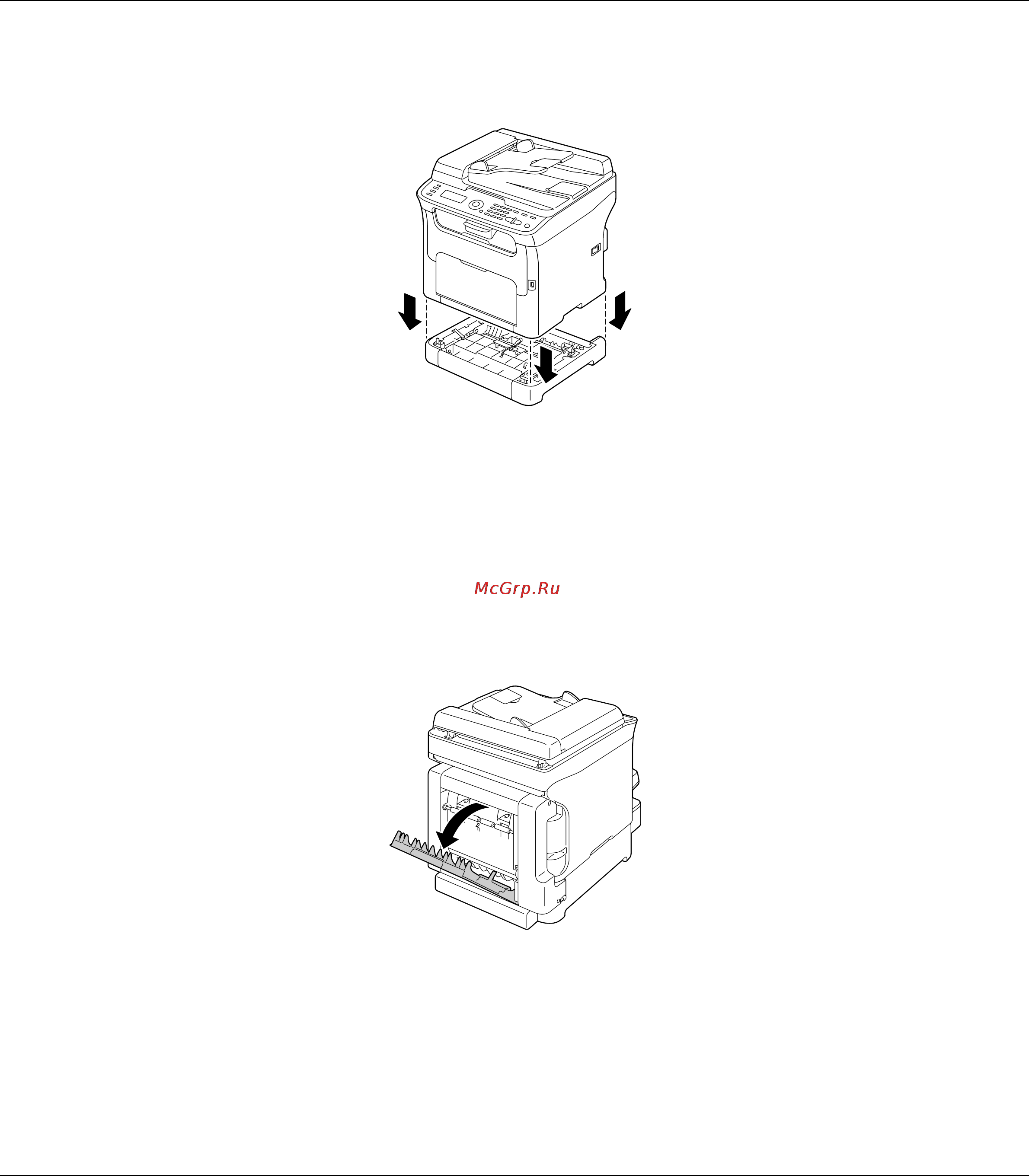 Epson AcuLaser CX16NF [157/233] Очистка роликов подачи носителей в модуле двусторонней печати только в aculaser cx16nf