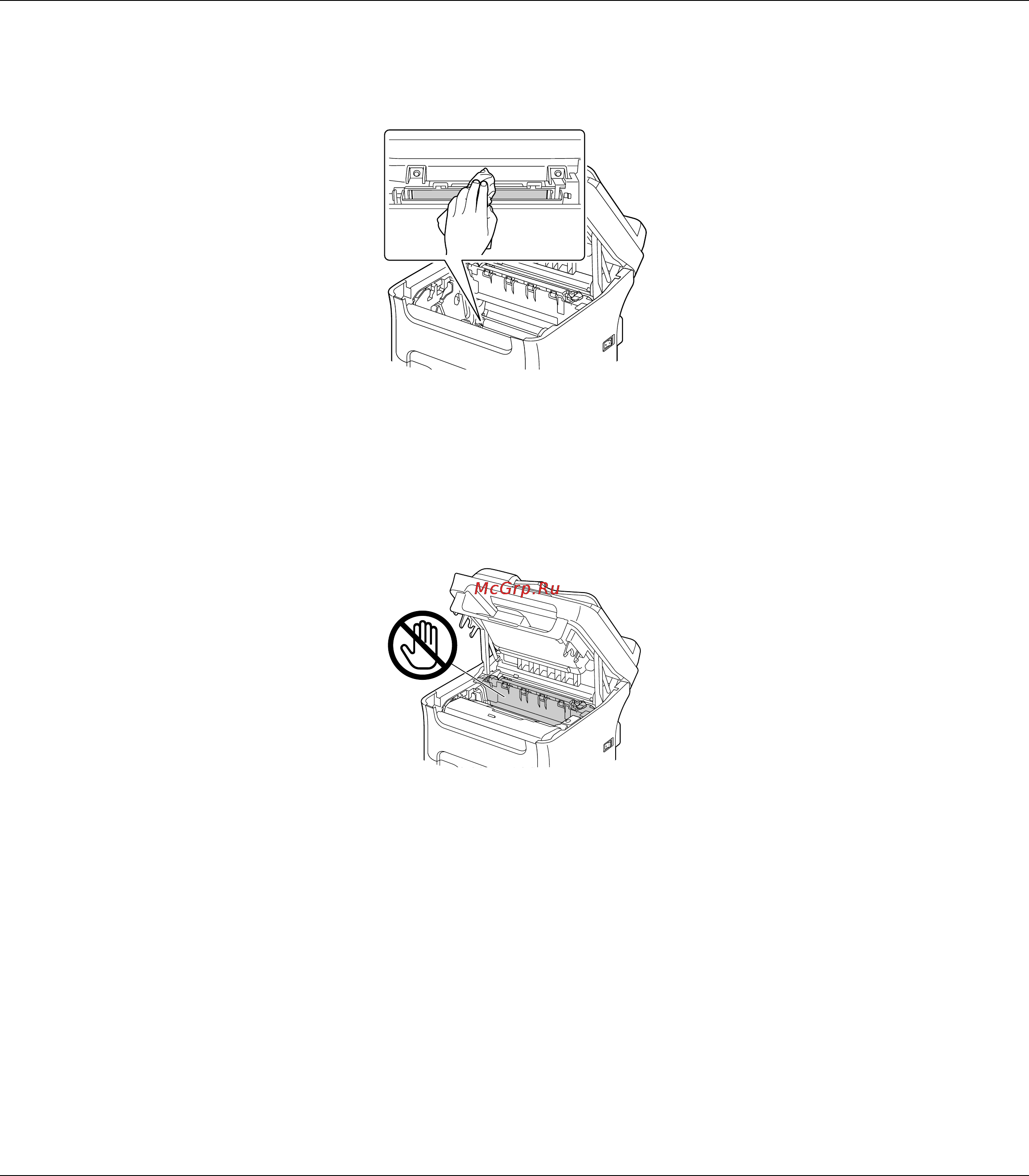 Epson AcuLaser CX16NF [164/233] Очищайте окно лазерного блока сухой мягкой тканью