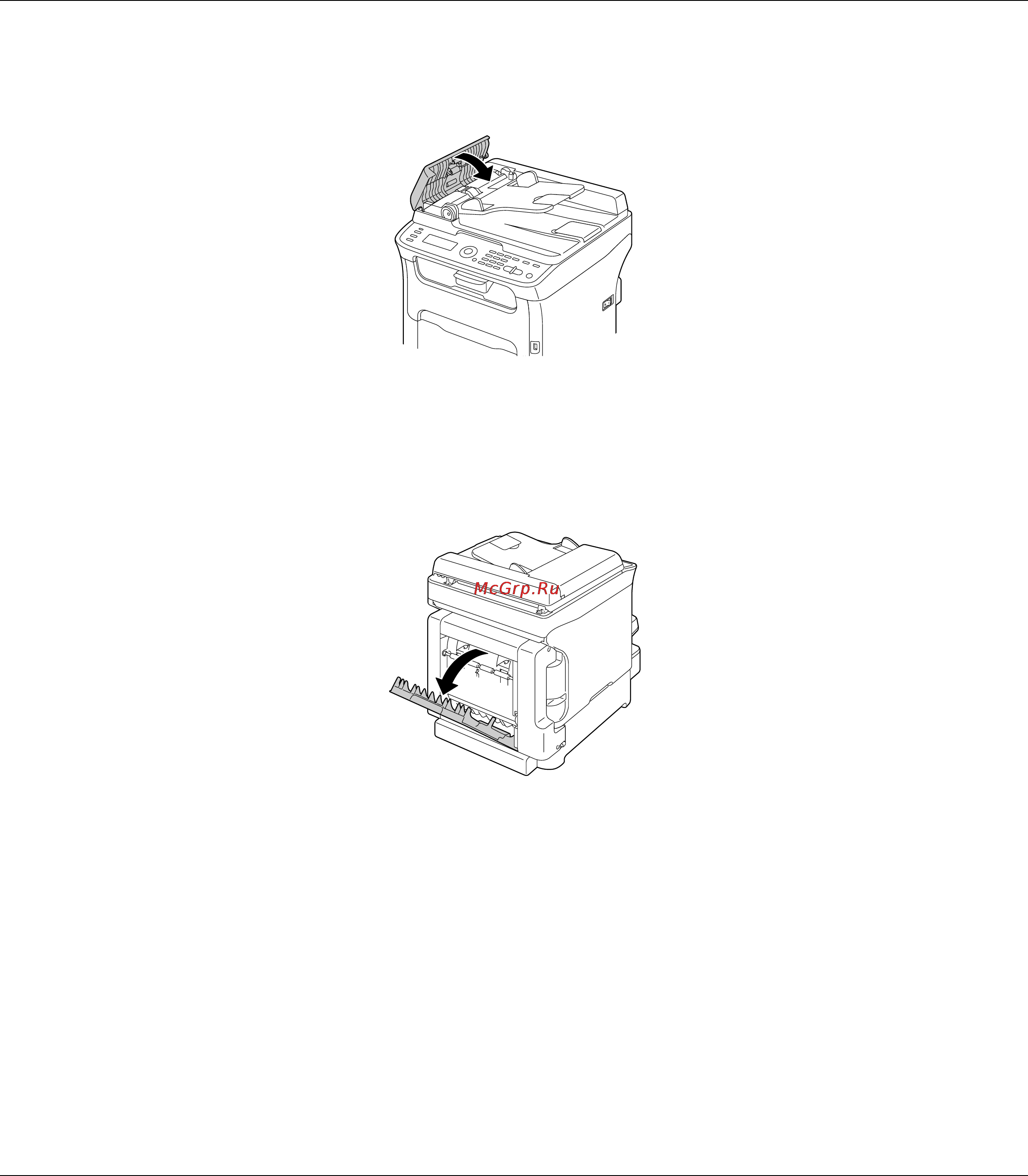 Epson AcuLaser CX16NF [189/233] Устранение замятия в устройстве двусторонней печати только для aculaser cx16nf