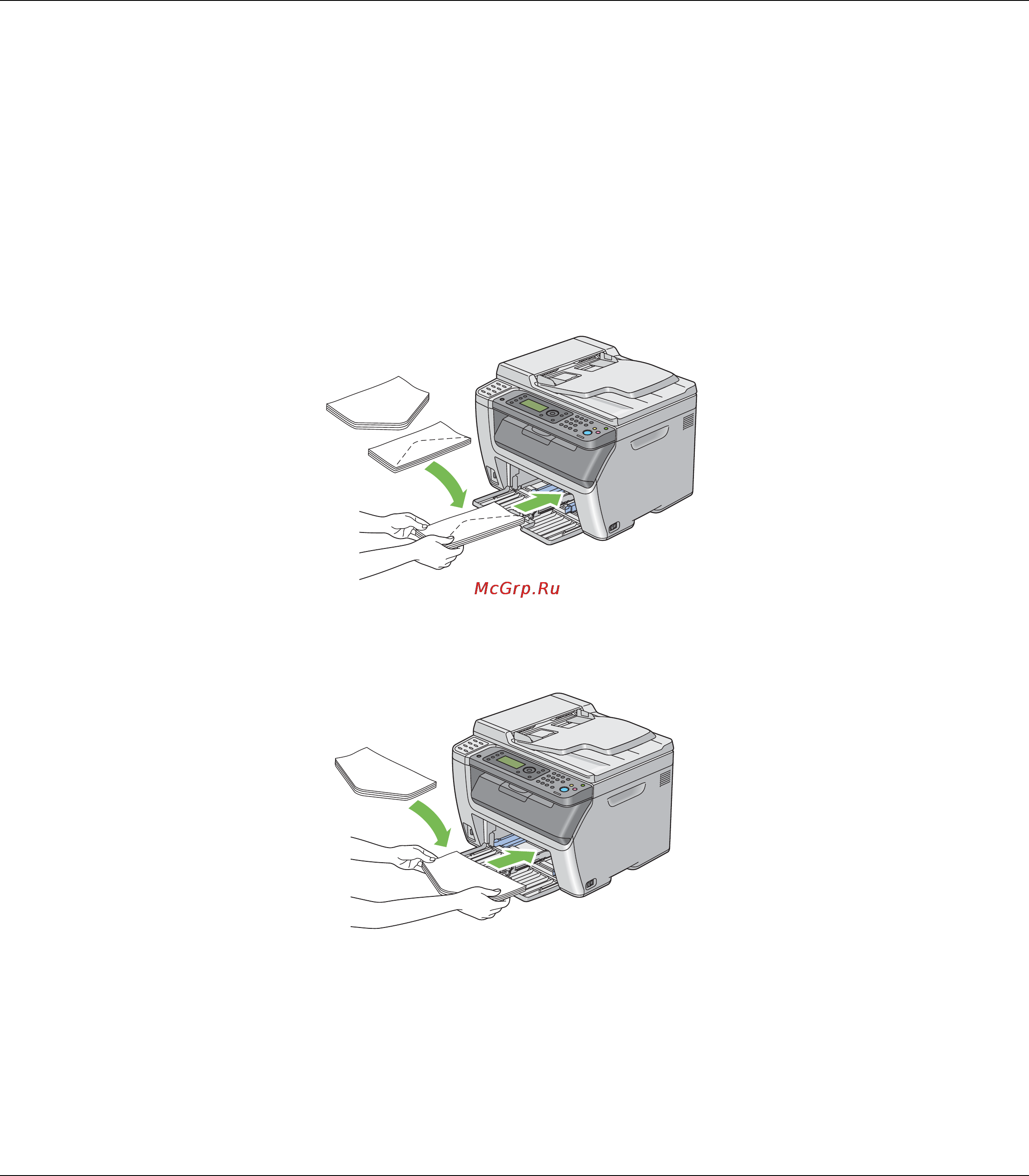 Epson AcuLaser CX17NF [137/418] Загрузка конвертов в многоцелевой лоток mpf