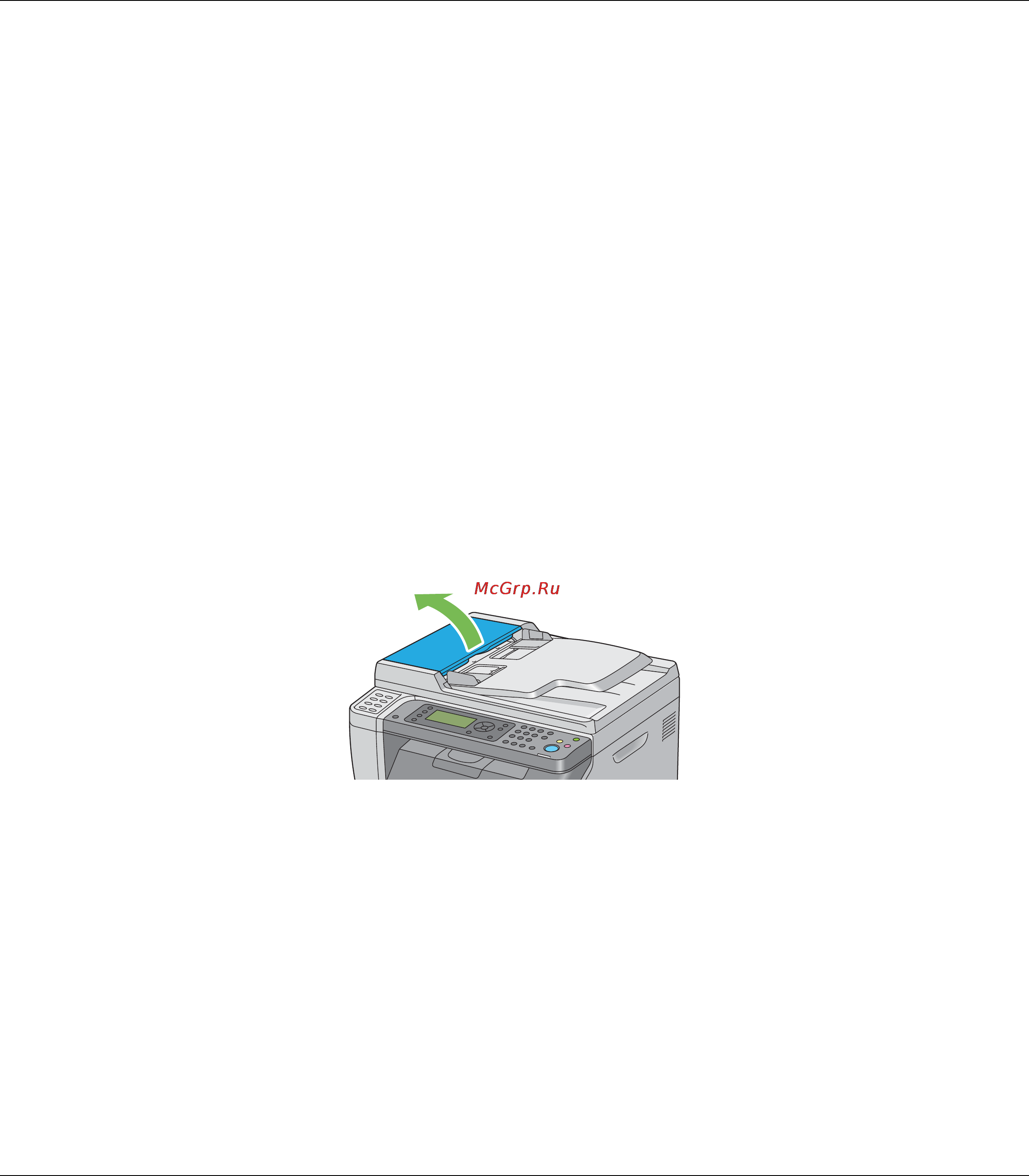 Epson AcuLaser CX17NF [330/418] Устранение замятий в автоматическом податчике документов adf только для epson aculaser cx17nf cx17wf